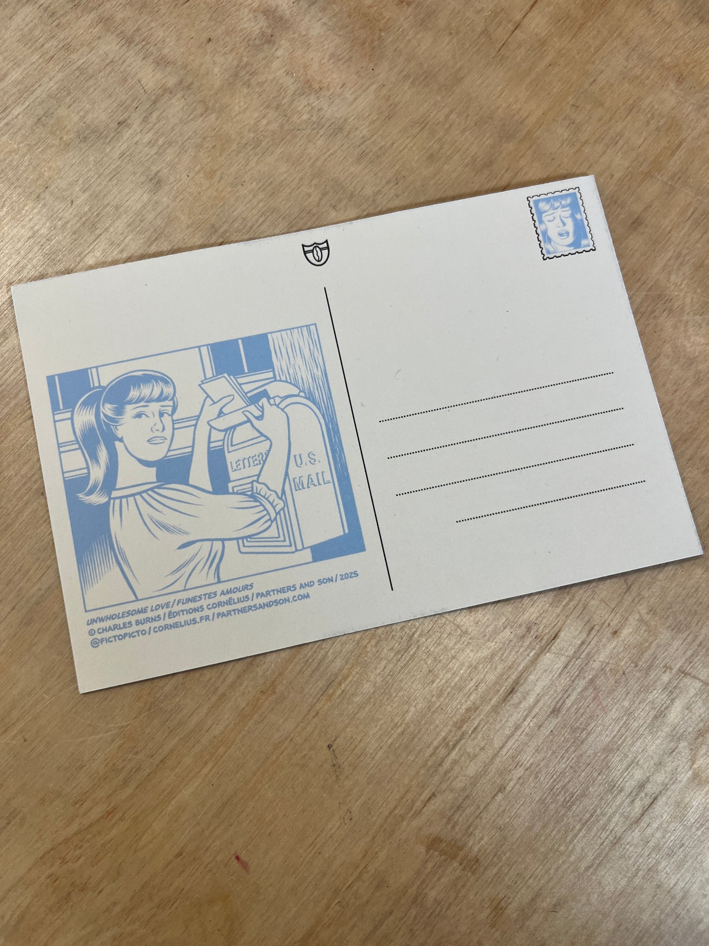 Charles Burns Exclusive Cornelius/Partners and Son Postcard