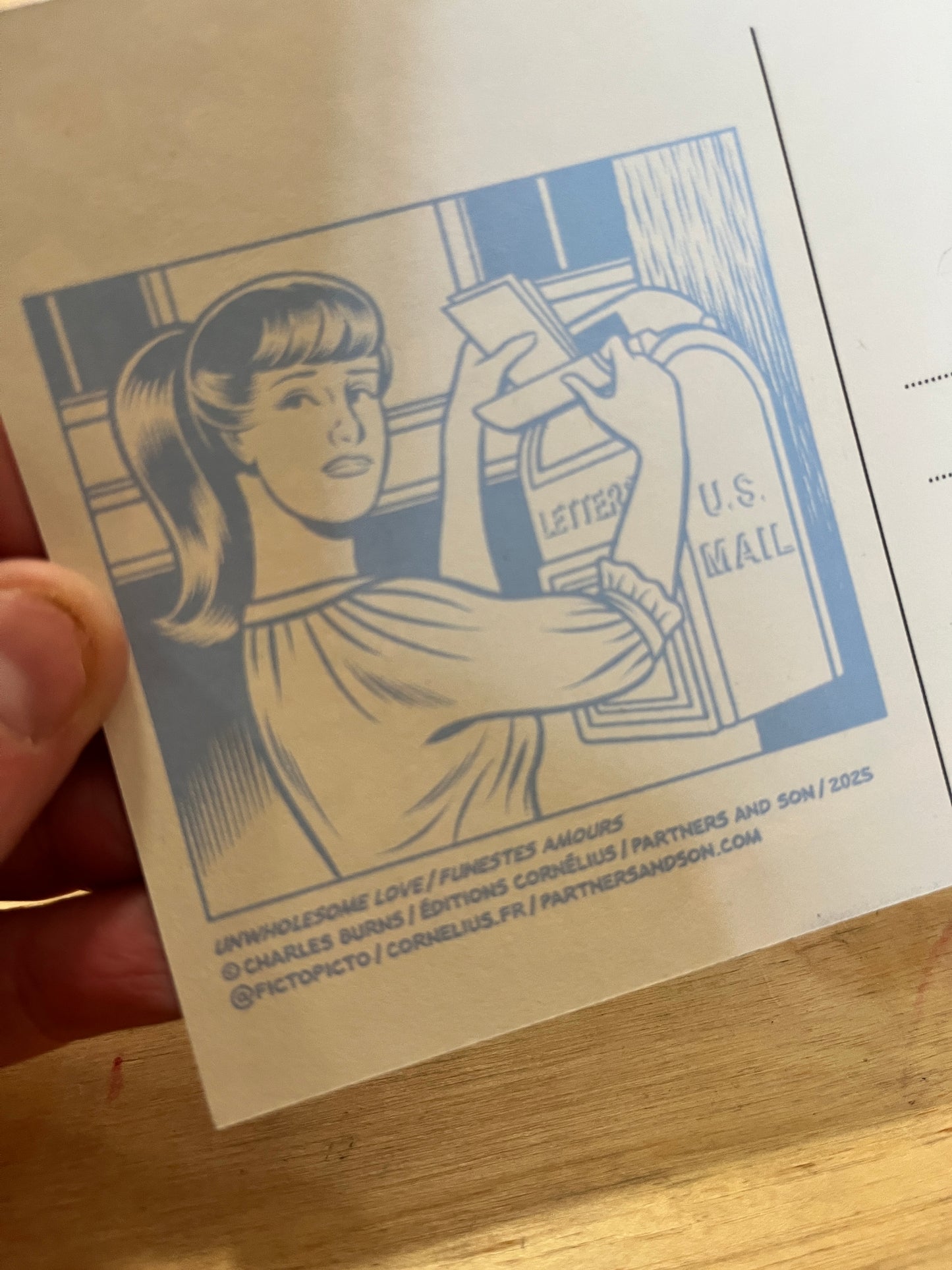 Charles Burns Exclusive Cornelius/Partners and Son Postcard