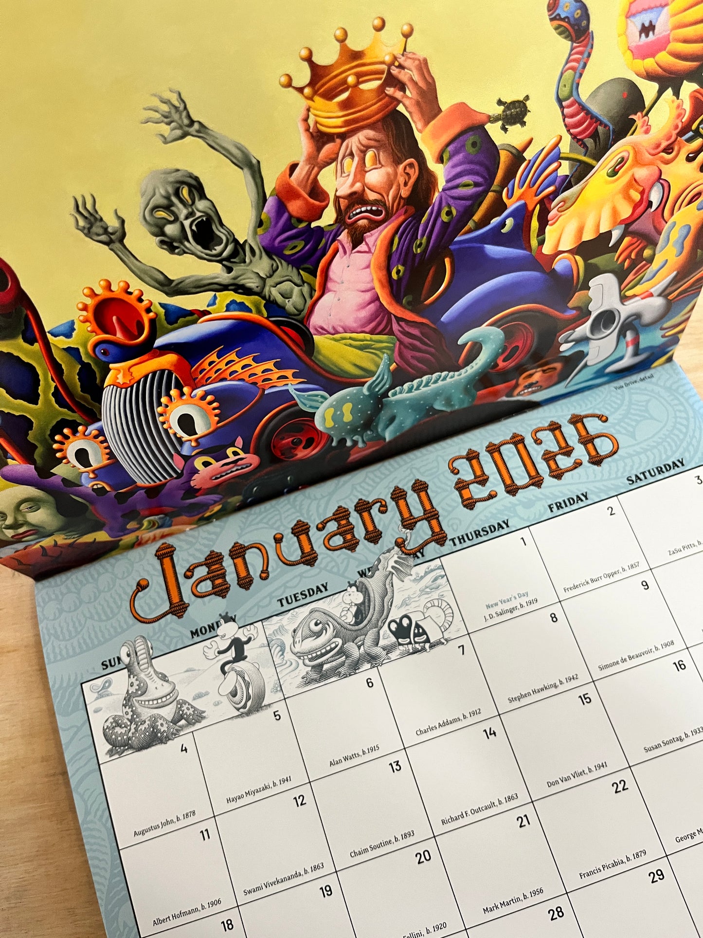 Jim Woodring 2026 Art Calendar