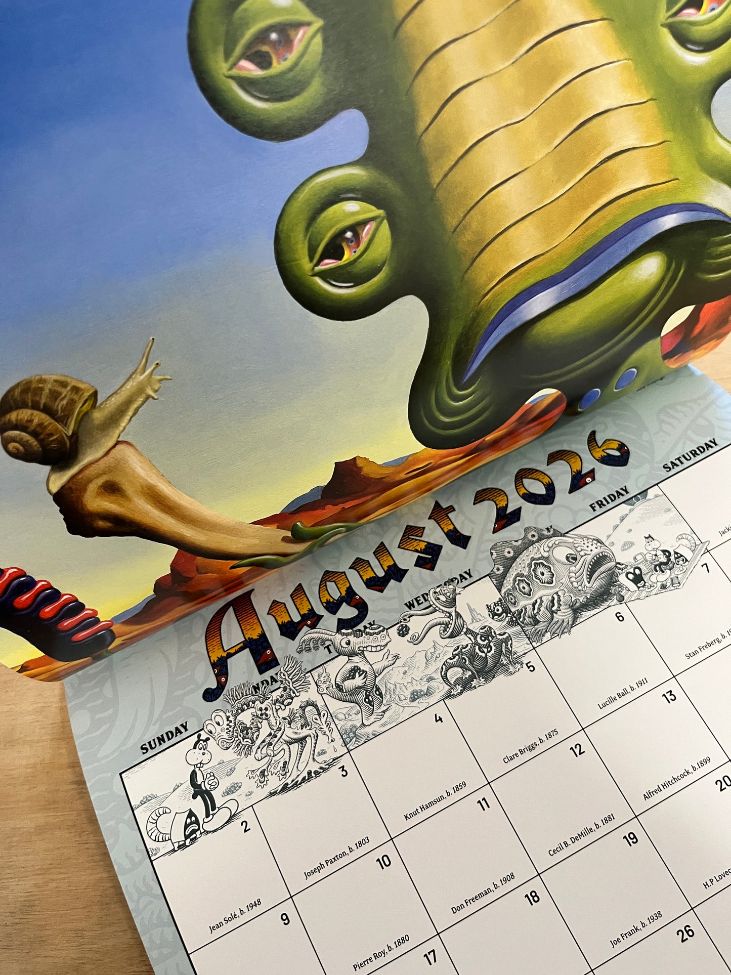 Jim Woodring 2026 Art Calendar