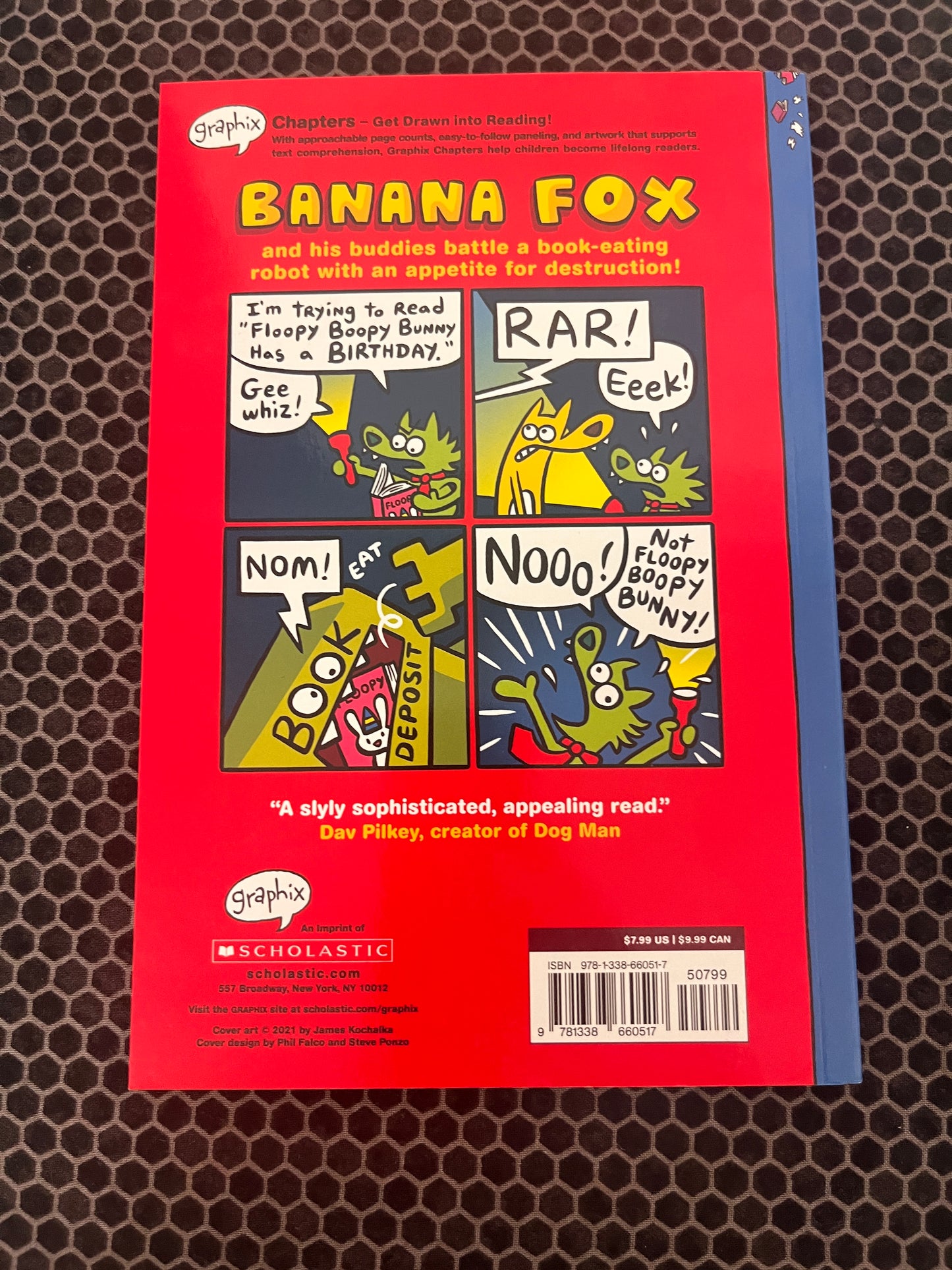 Banana Fox and the Book-Eating Robot: A Graphix Chapters Book (Banana Fox #2)