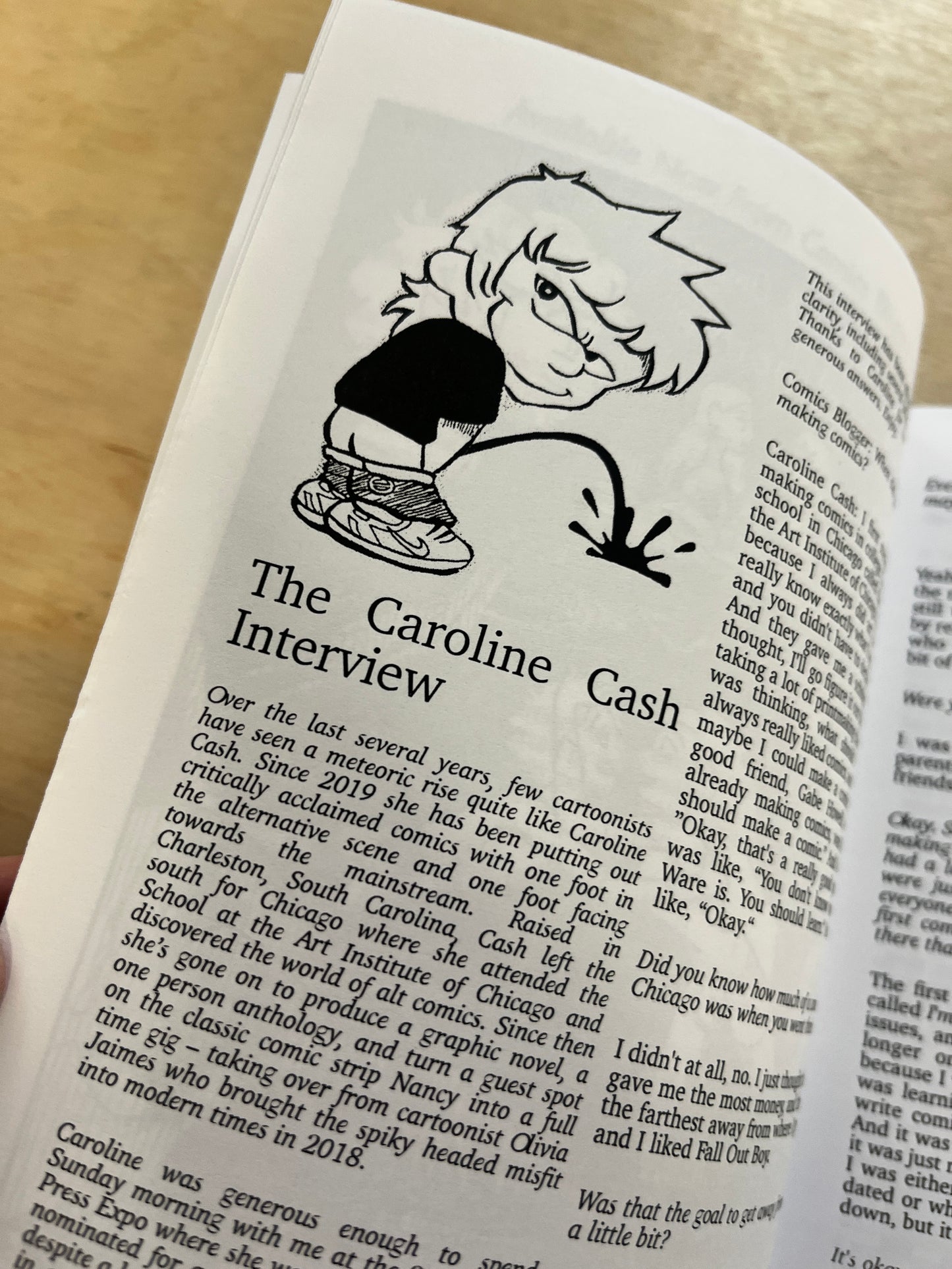 Comics Blogger #14 (Caroline Cash)