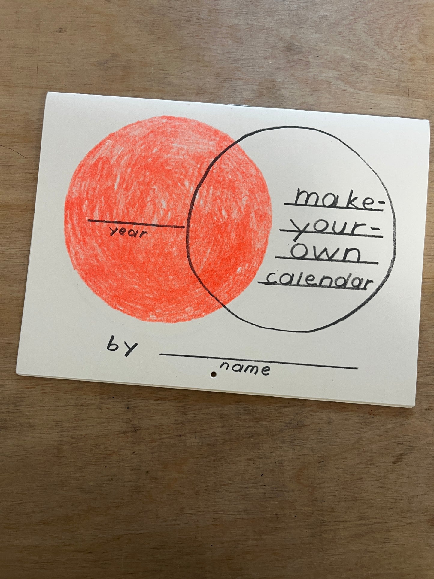 Make Your Own Calendar