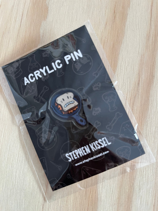 Grilled Cheese Acrylic Pin