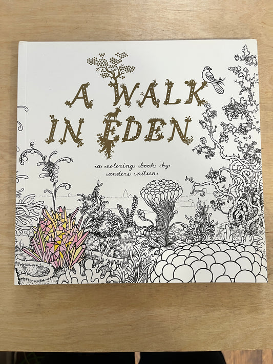 A Walk in Eden coloring book
