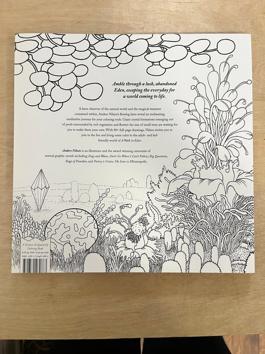 A Walk in Eden coloring book
