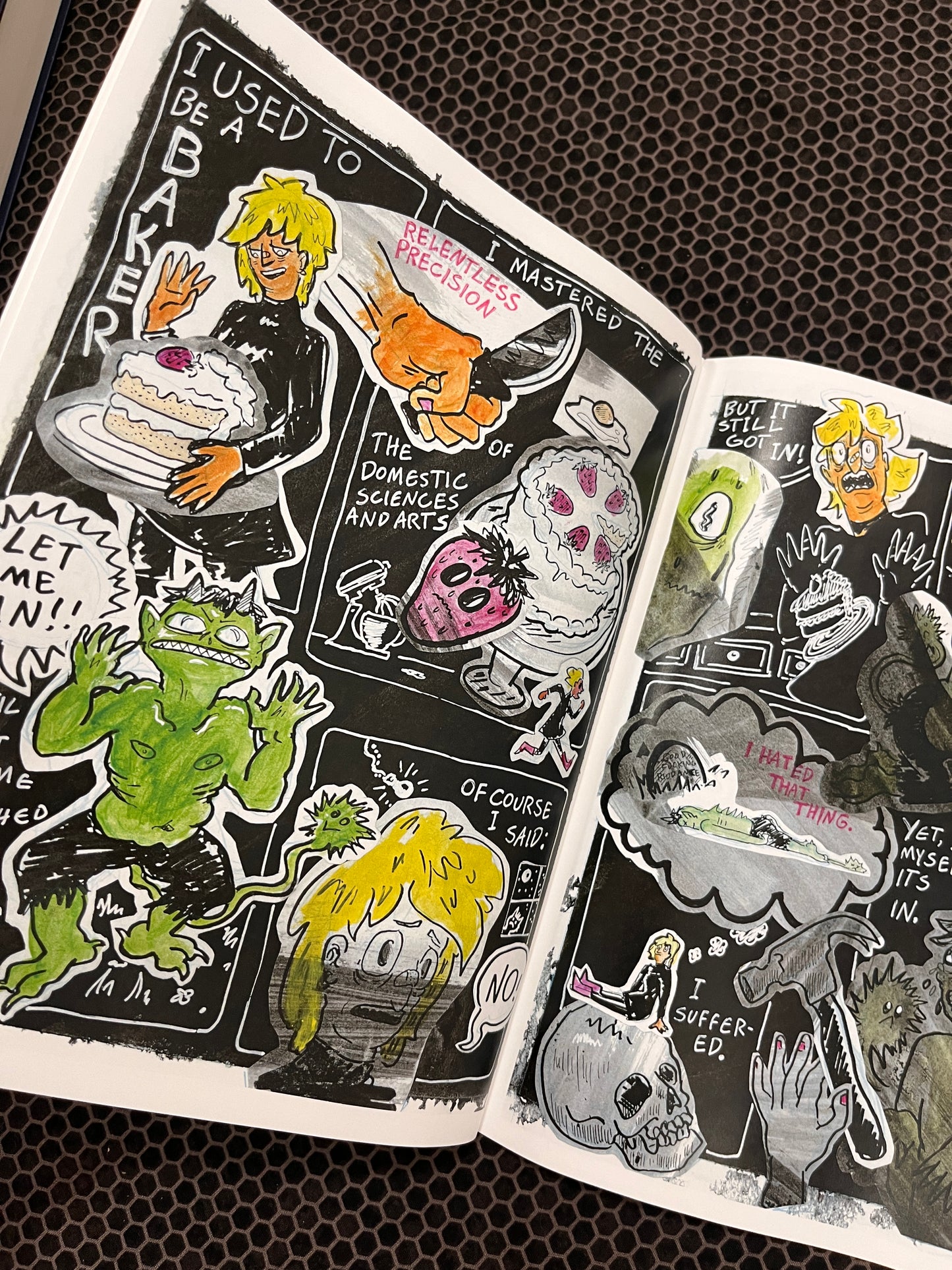 Several Short Comics in Which Monsters Suddenly Appear