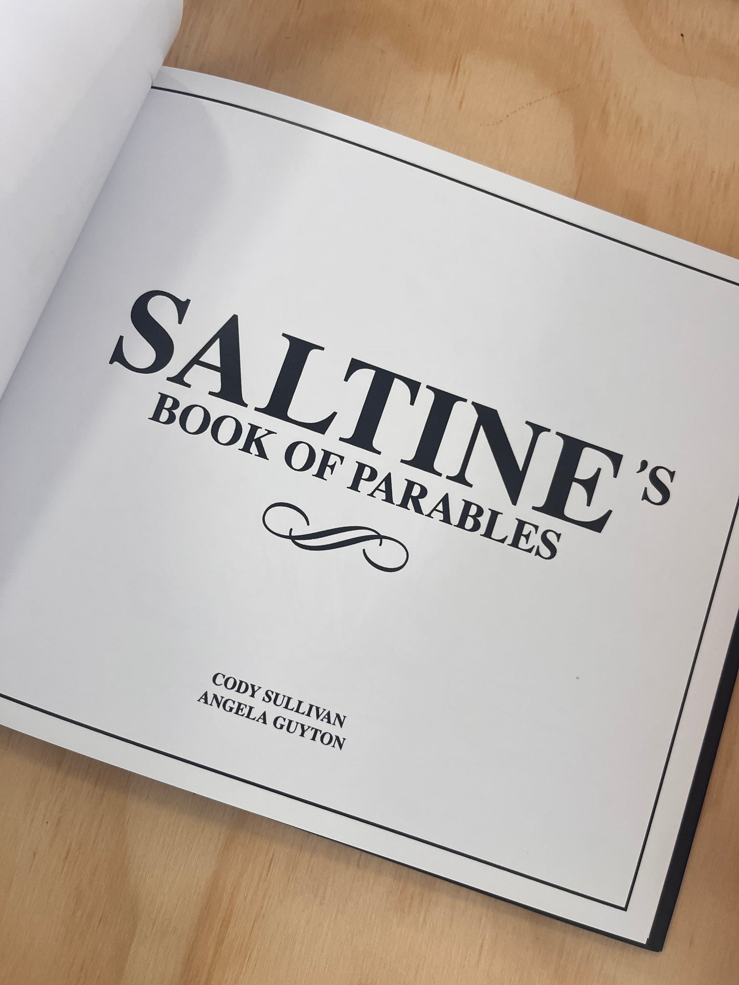 Saltine's Book of Parables