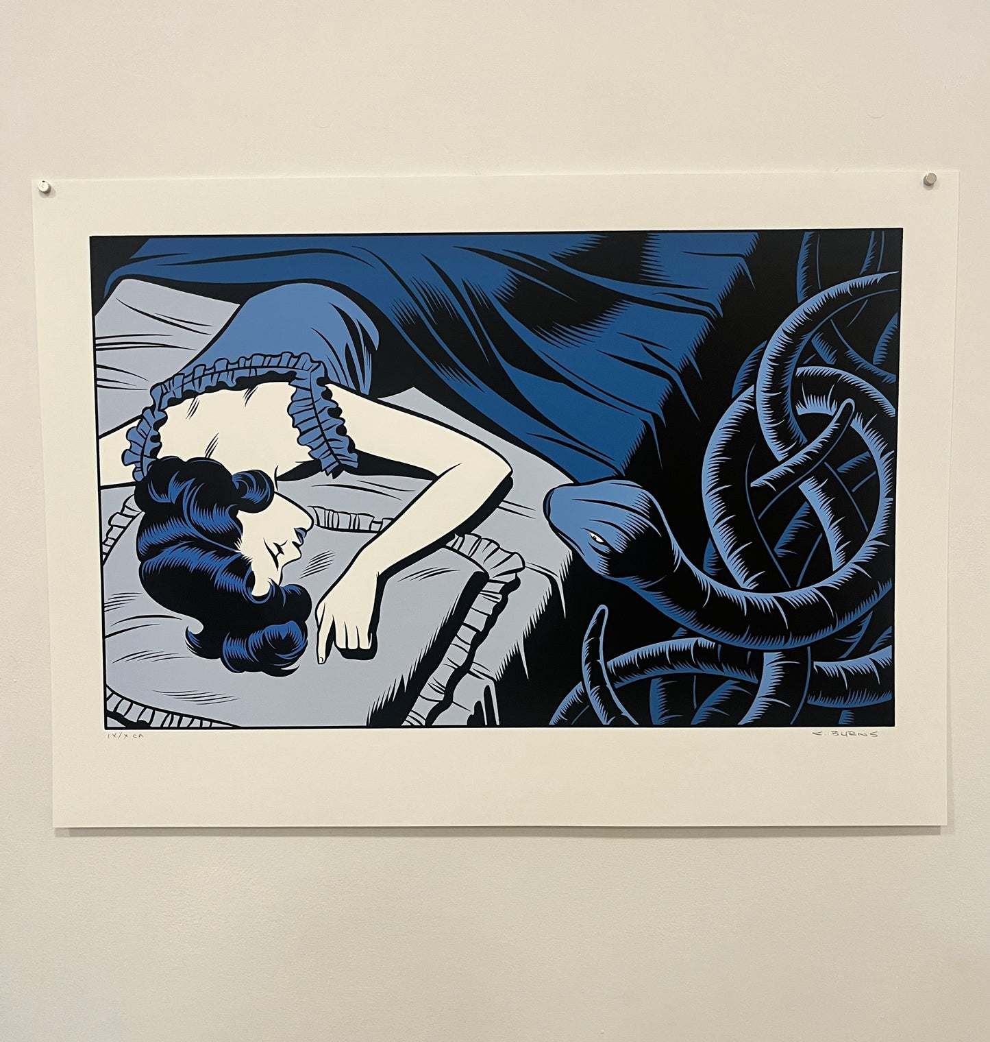 Sérigraphie Sweet Dreams by Charles Burns