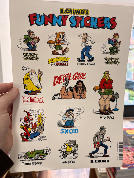 R. Crumb Sticker Sheet