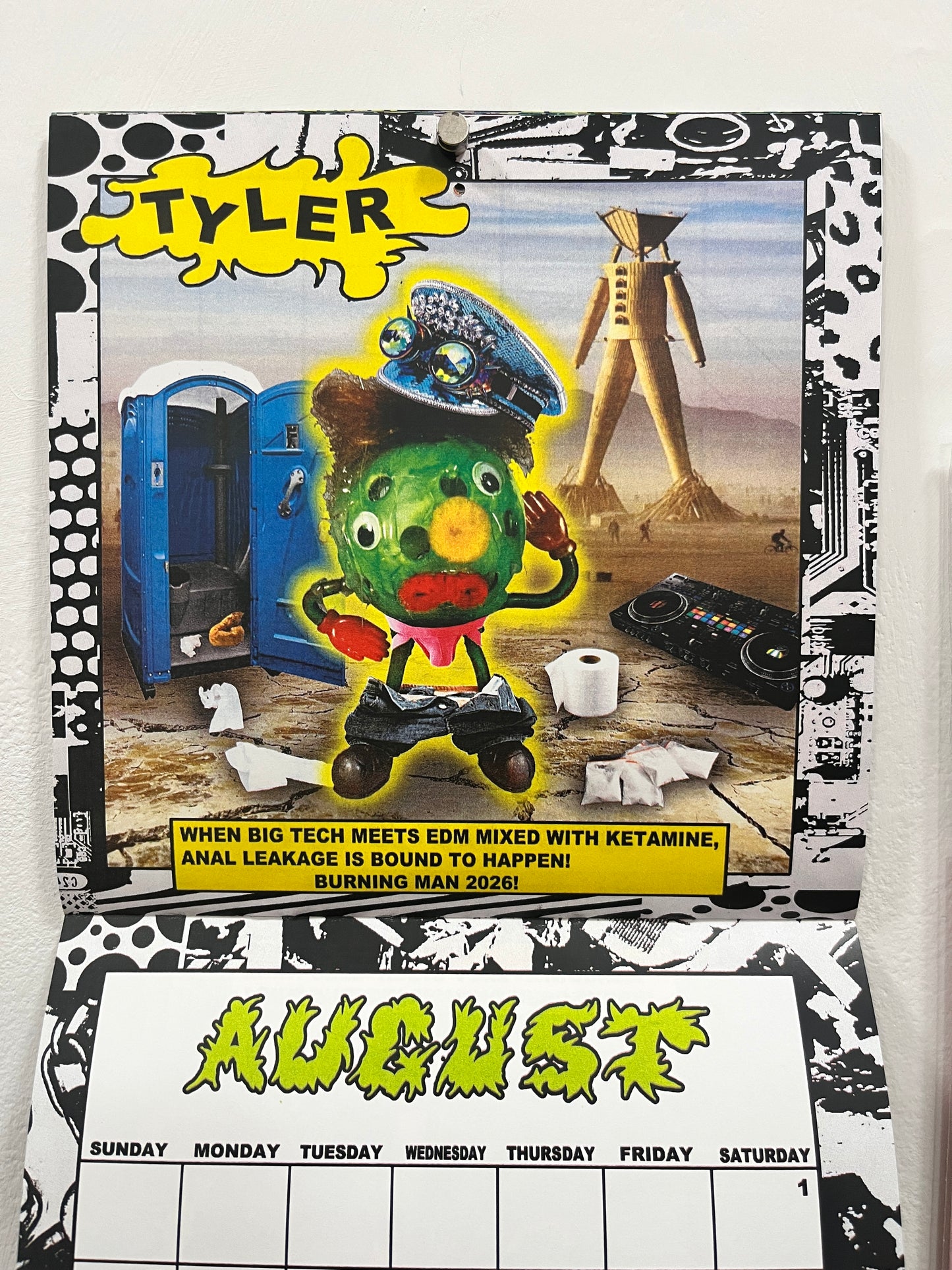 Stank Illustrated 2026 Calendar