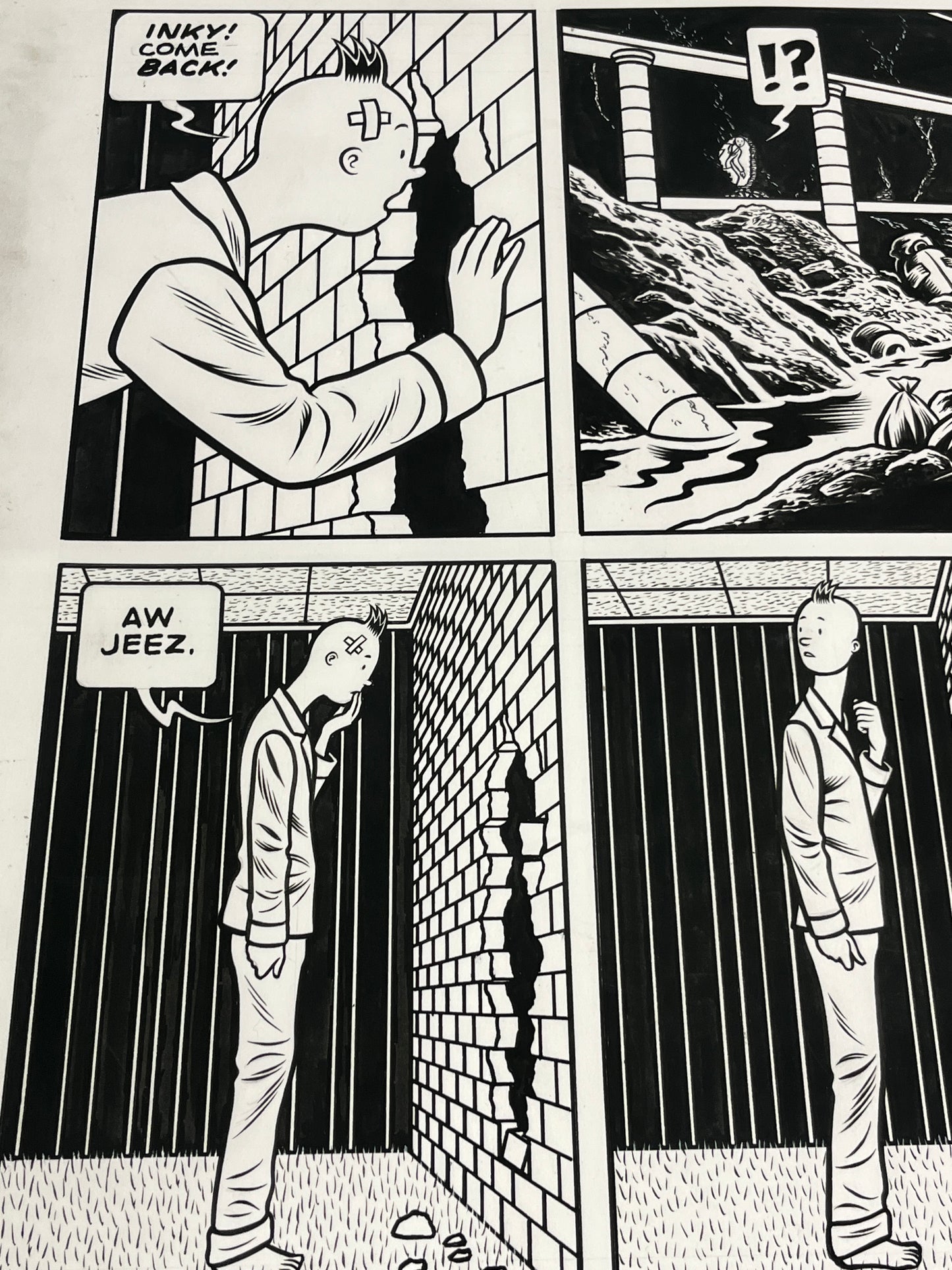 CHARLES BURNS XL PRINT (signed)