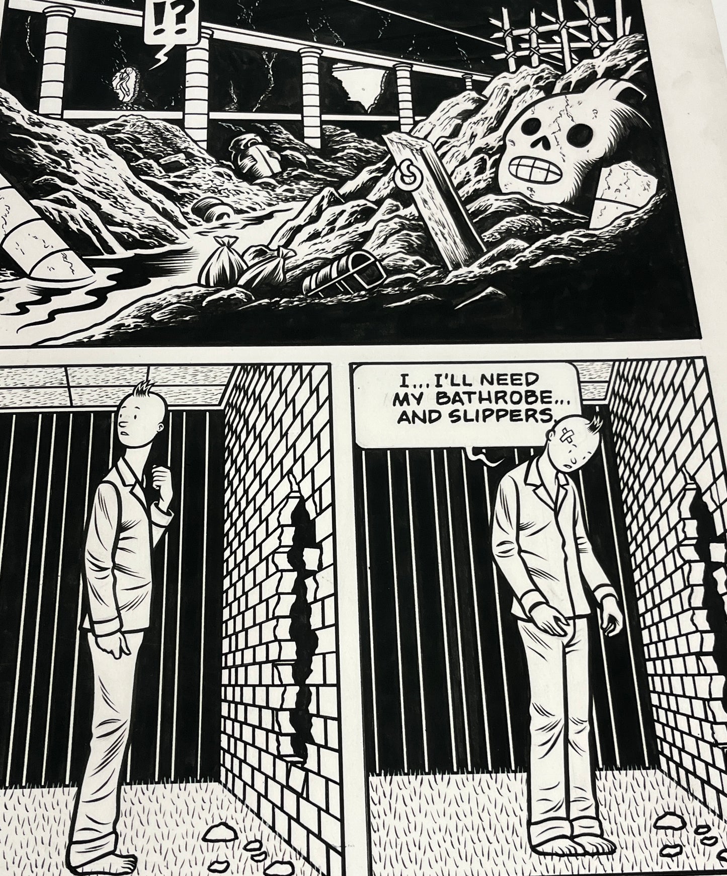 CHARLES BURNS XL PRINT (signed)