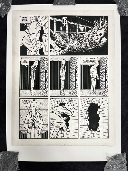 CHARLES BURNS XL PRINT (signed)