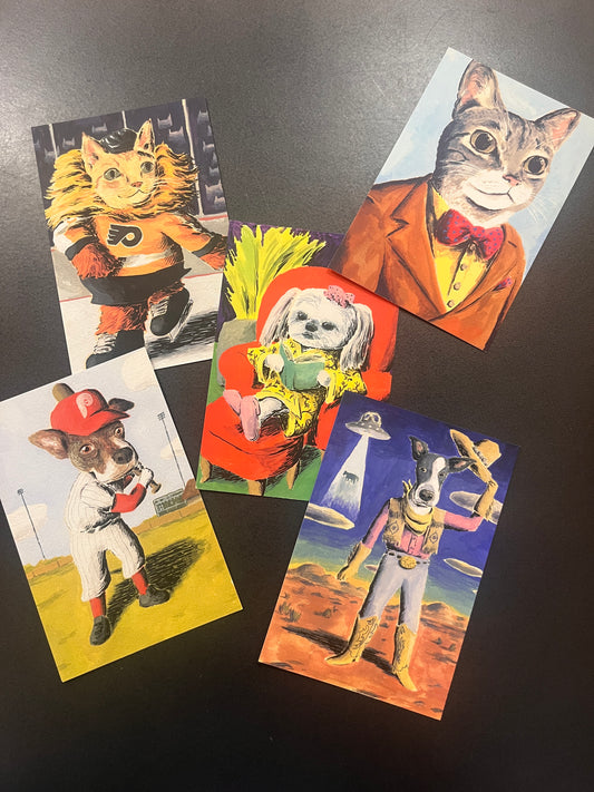 Pet Portrait Postcards - Steve Teare