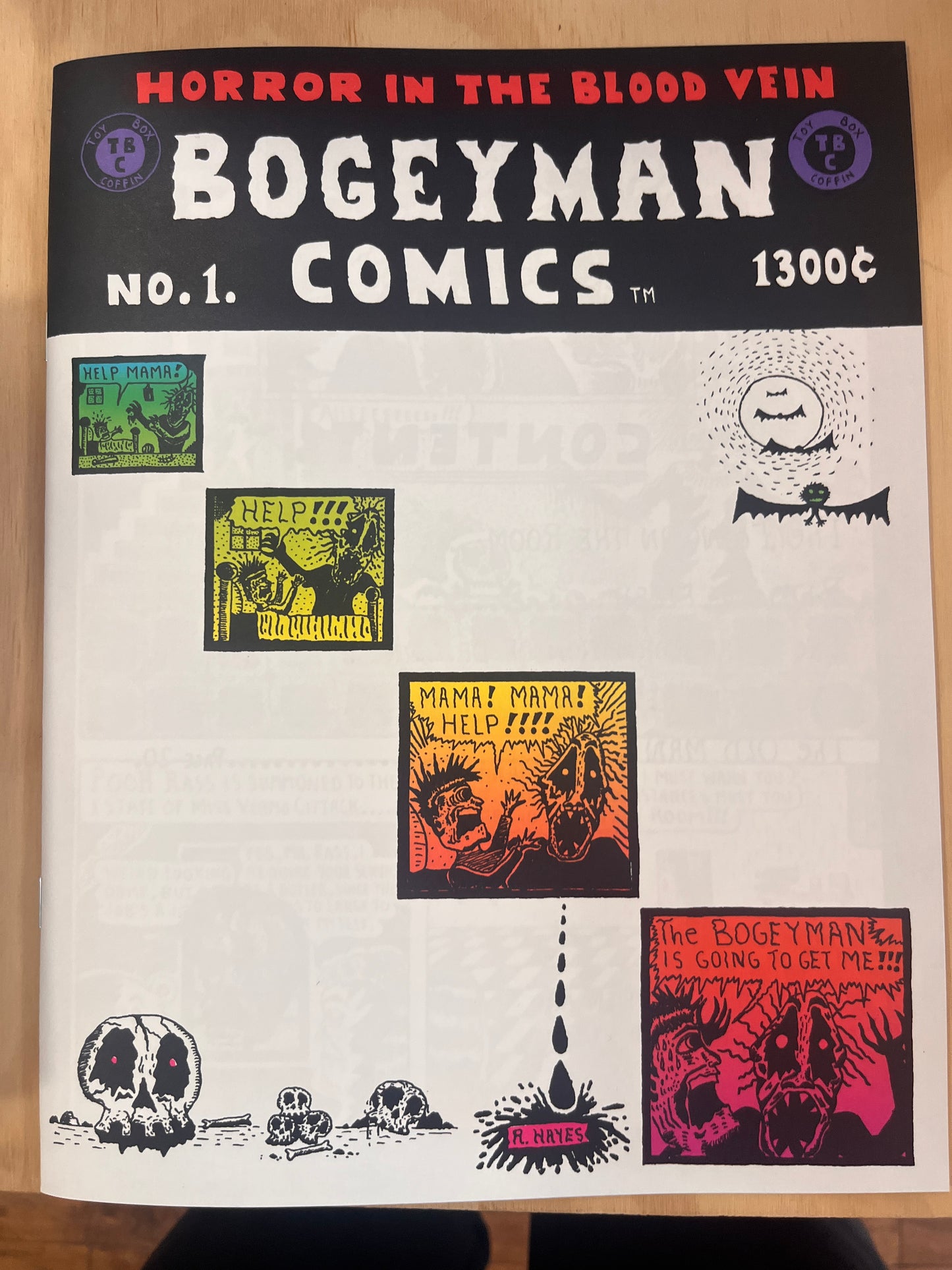 BOGEYMAN #1 by Rory Hayes! 55 Year Anniversary Edition SET (Comic + Poster + Flyer)