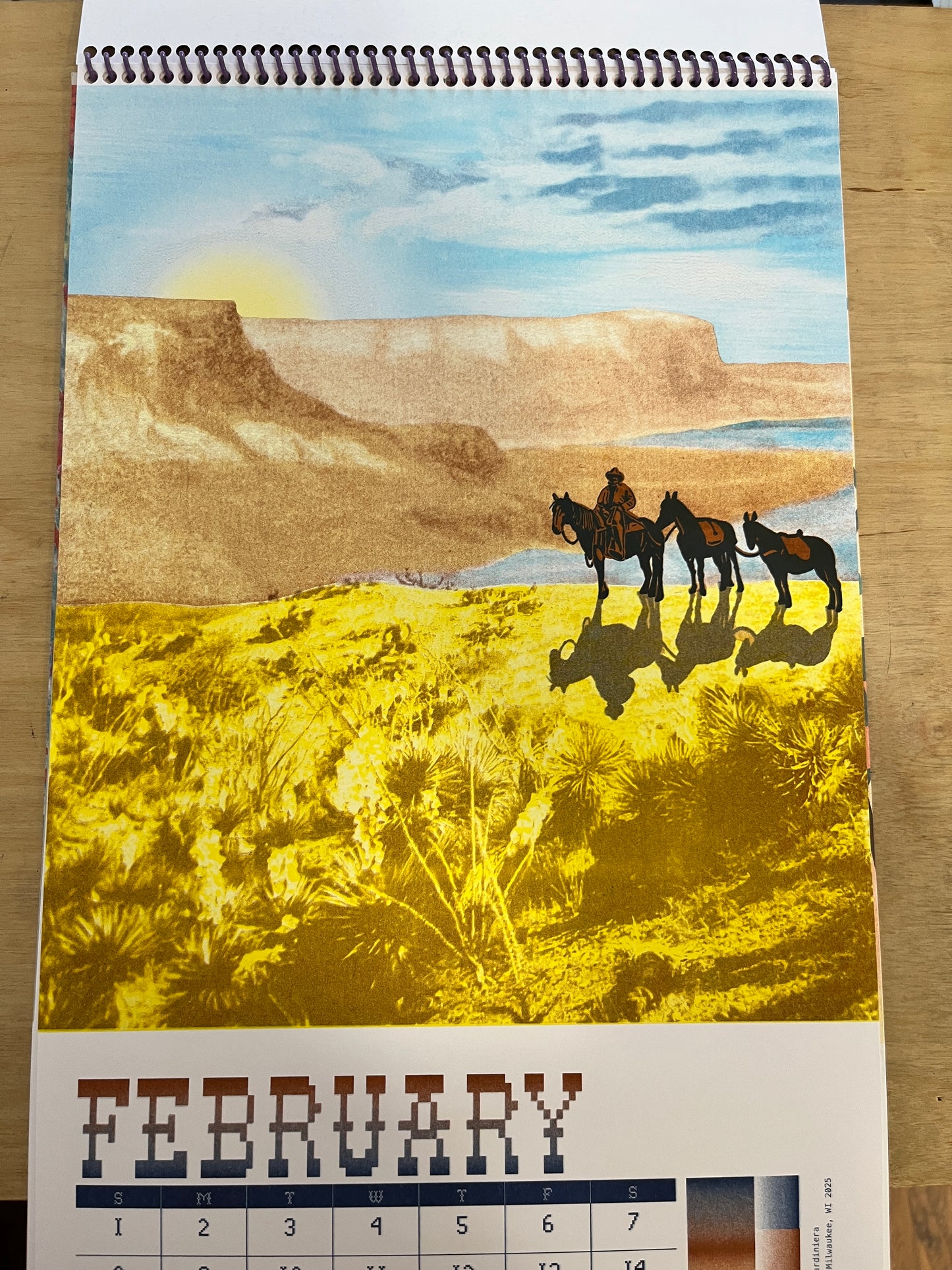 2026 Year of the Horse Riso Calendar