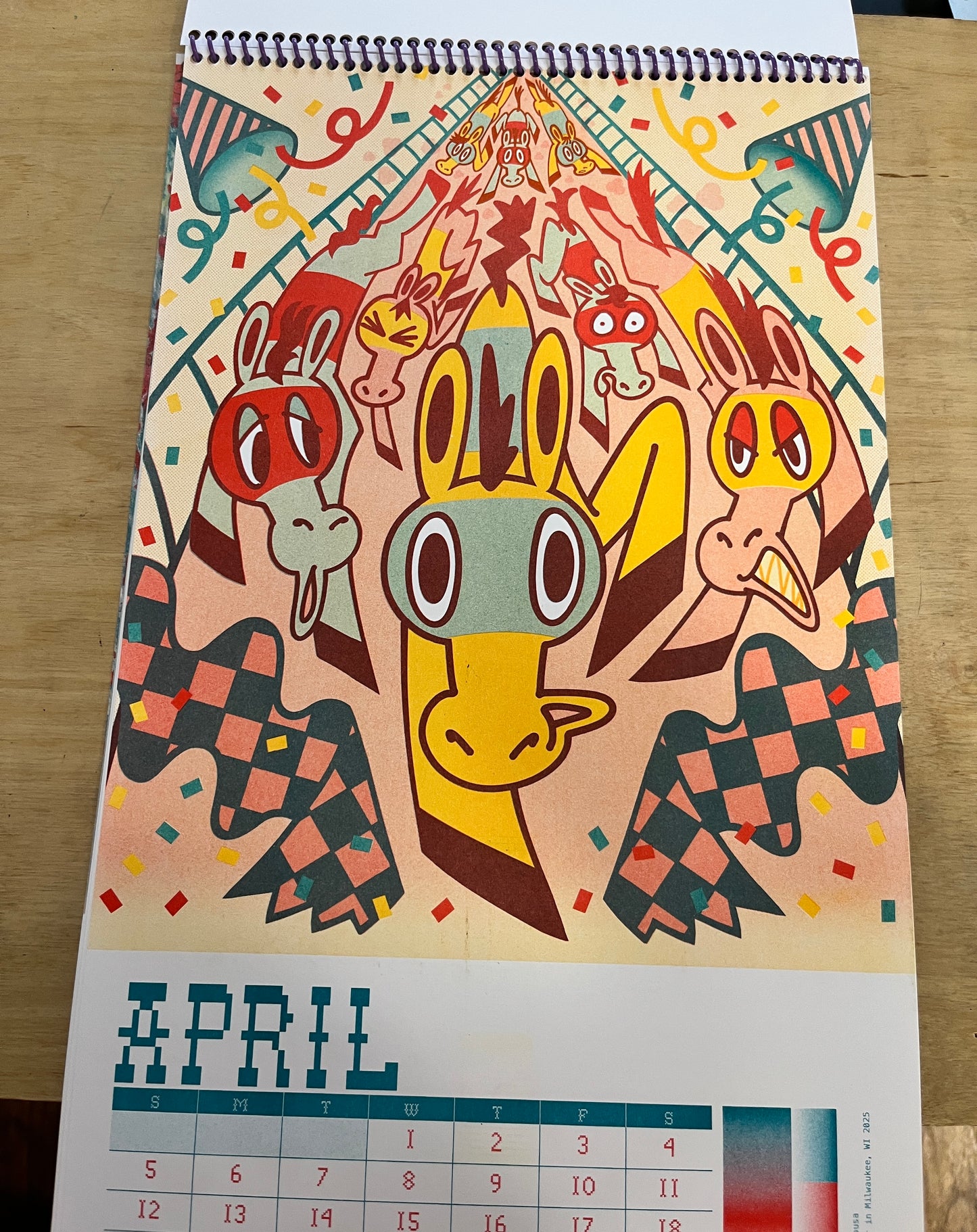 2026 Year of the Horse Riso Calendar