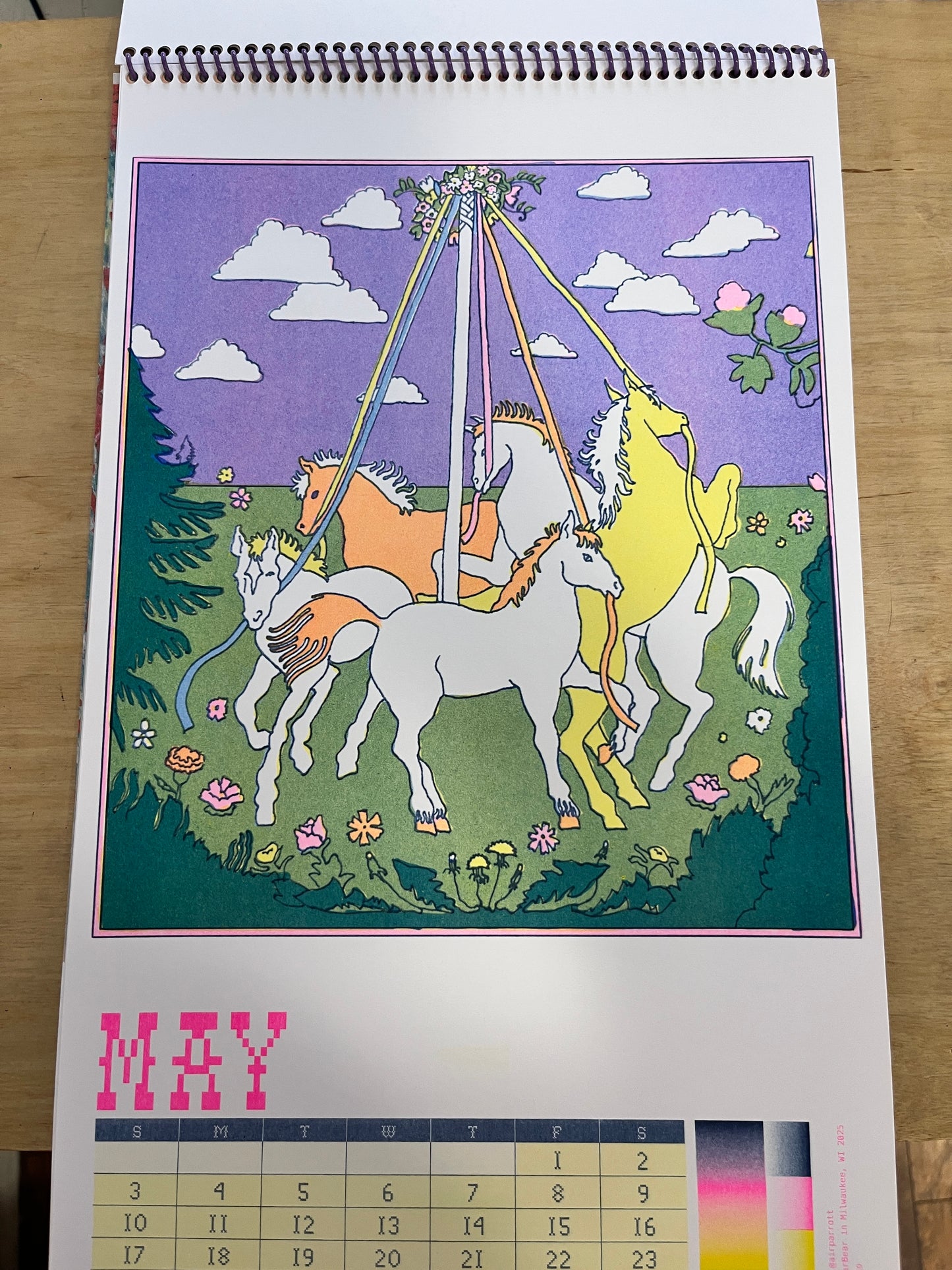 2026 Year of the Horse Riso Calendar