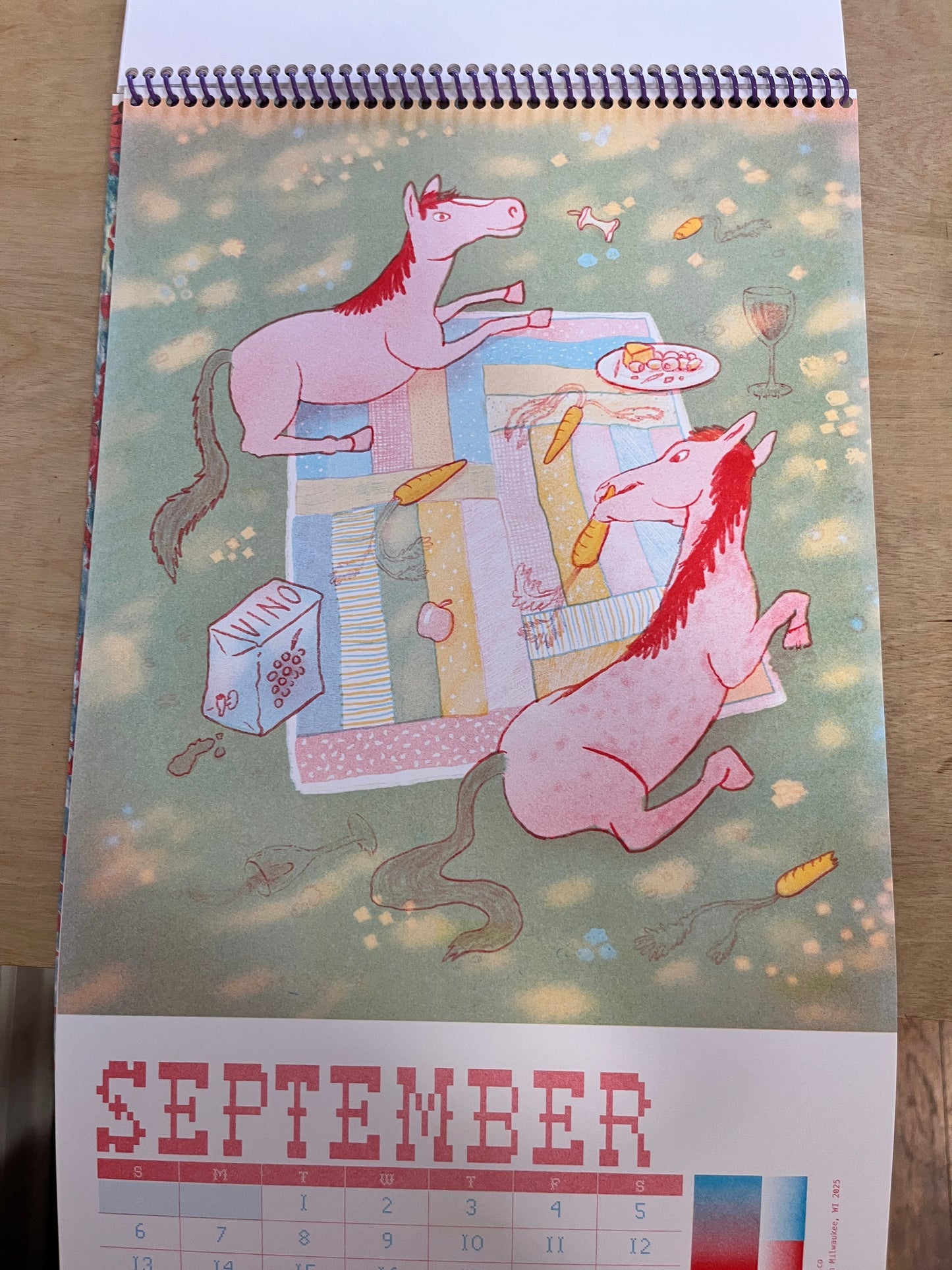 2026 Year of the Horse Riso Calendar