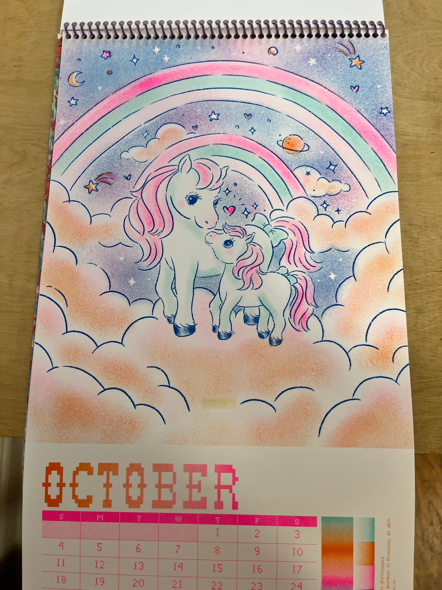 2026 Year of the Horse Riso Calendar