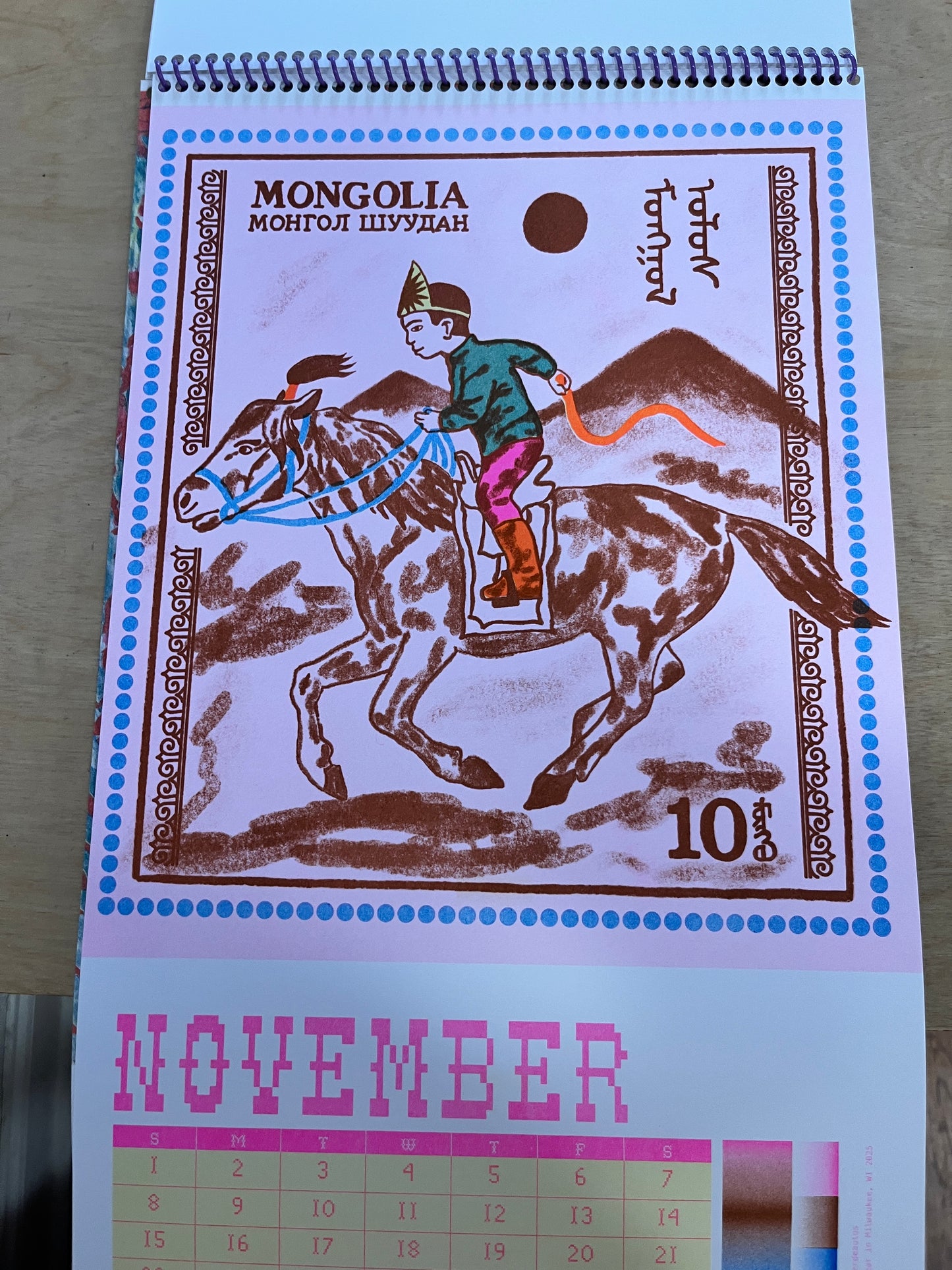 2026 Year of the Horse Riso Calendar