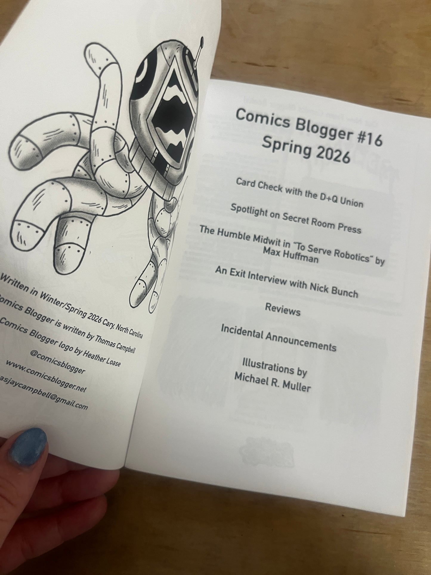 Comics Blogger #16 (Nick Bunch - Reptile House)