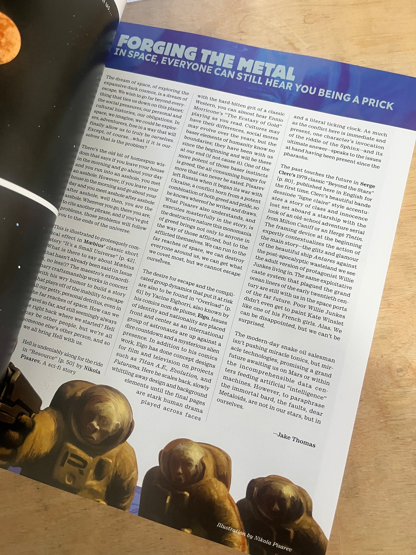 METAL HURLANT ISSUE #2 Space Stares Back