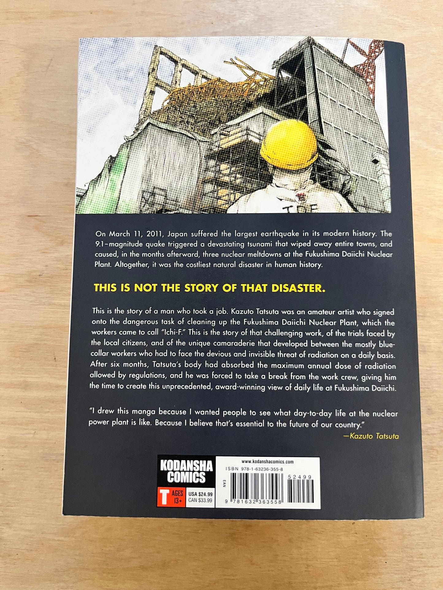 Ichi-F: A Worker's Graphic Memoir of the Fukushima Nuclear Power Plant