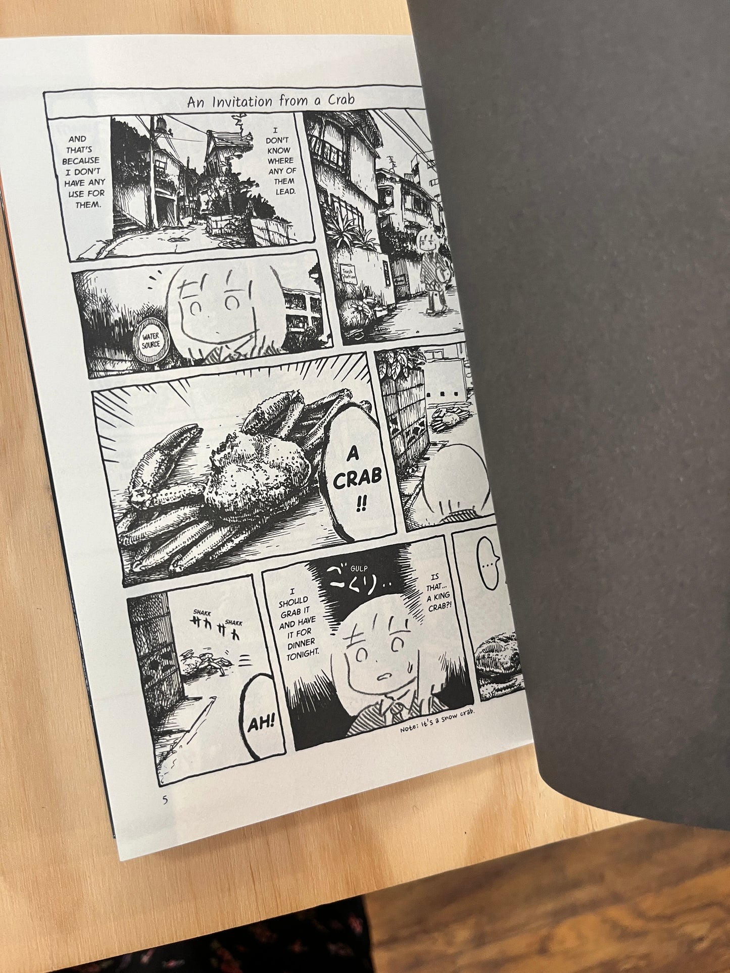 An Invitation from a Crab