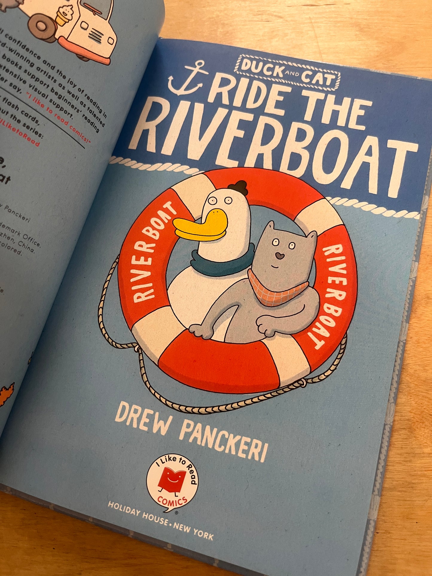 Duck and Cat Ride the Riverboat