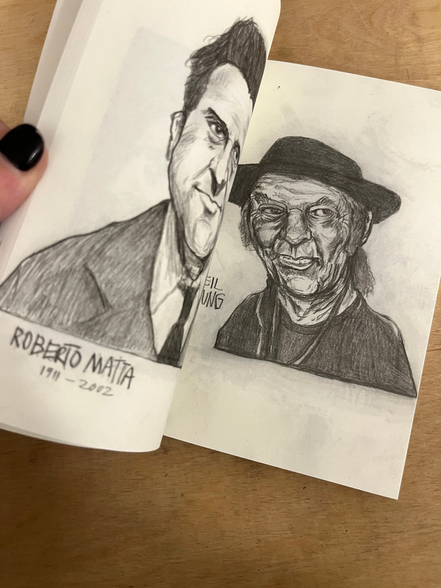 After Portrayal and Such, Pencil Drawings by Rich Jacobs