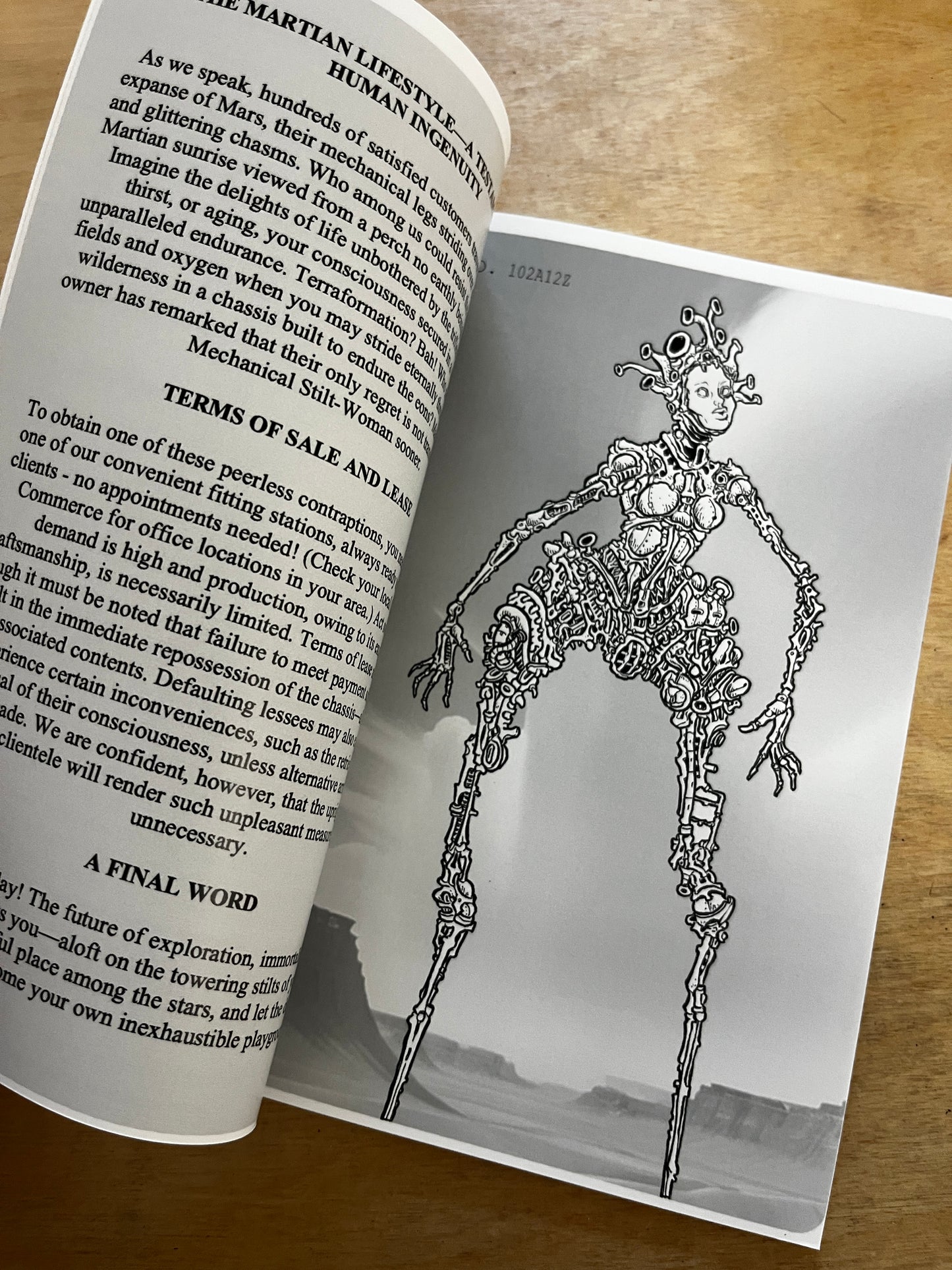Mechanical Stilt-Women of Mars