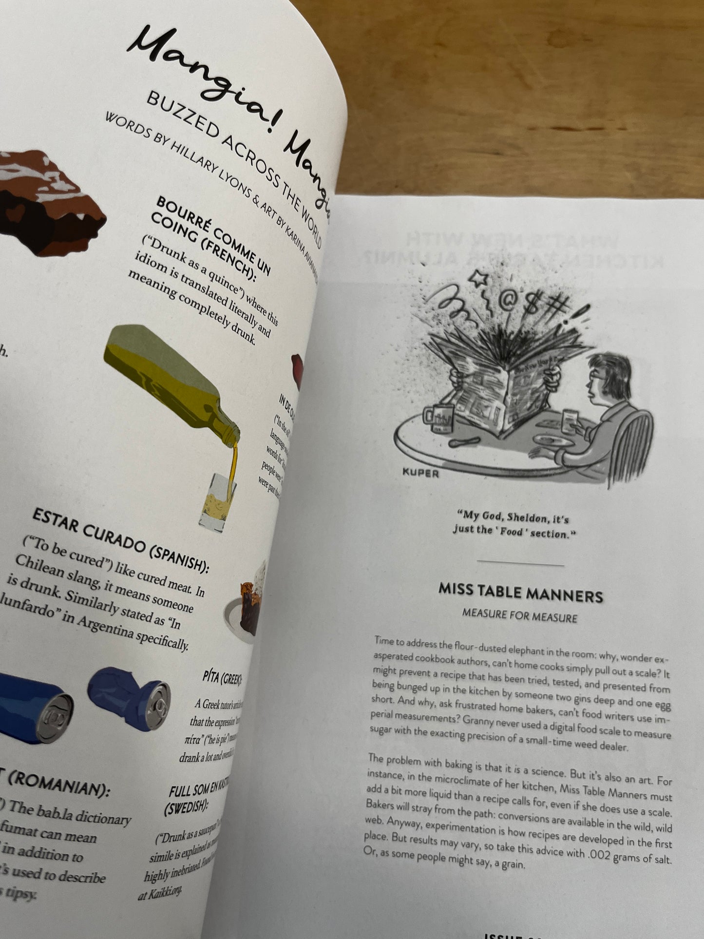 KITCHEN TABLE #8 - THE BAKED ISSUE