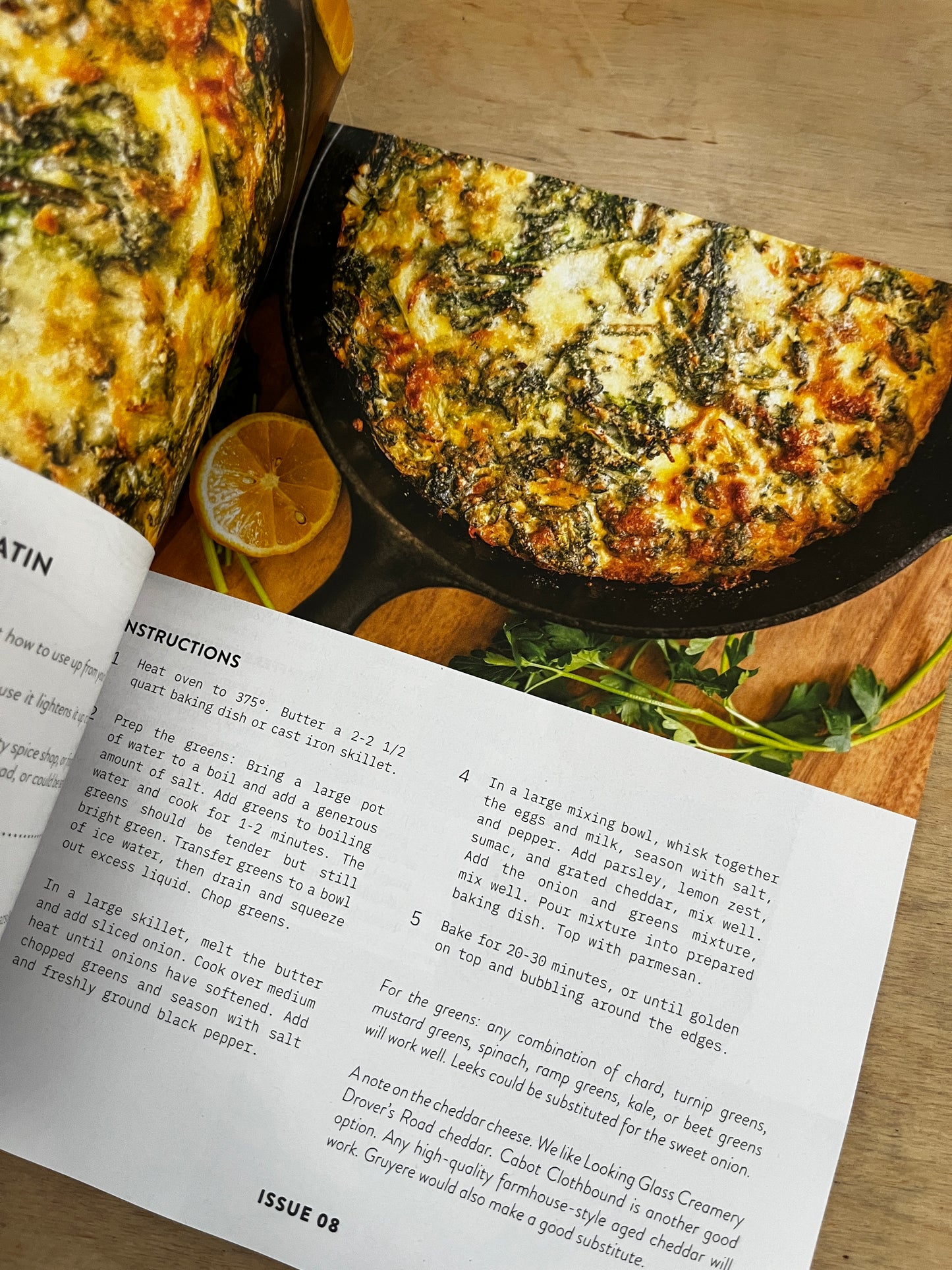 KITCHEN TABLE #8 - THE BAKED ISSUE