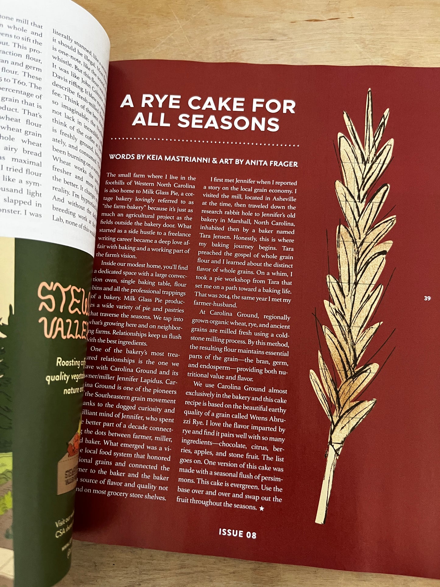 KITCHEN TABLE #8 - THE BAKED ISSUE