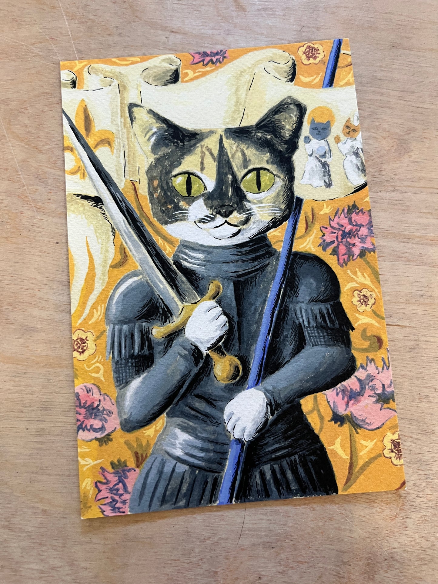 Steve Teare Single Postcard Pet Portrait