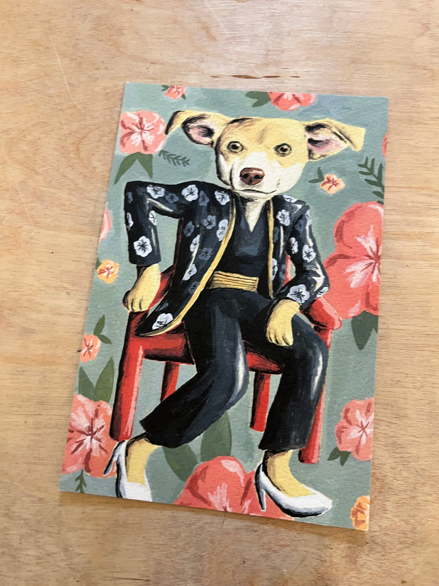 Steve Teare Single Postcard Pet Portrait