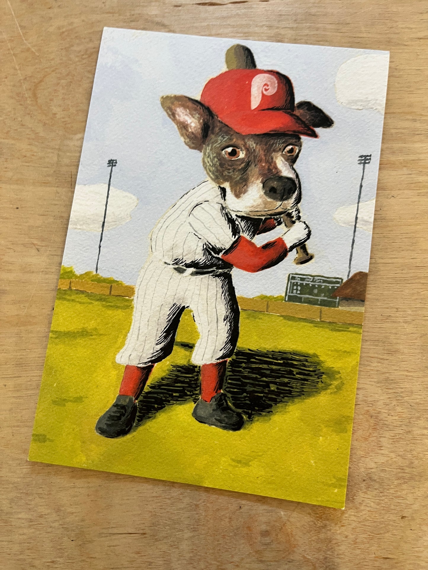 Steve Teare Single Postcard Pet Portrait