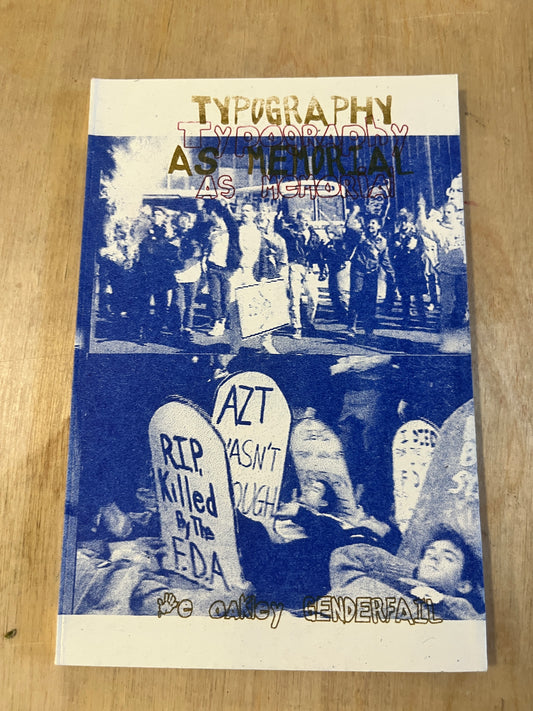 Typography as Memorial - Seize Control of the FDA