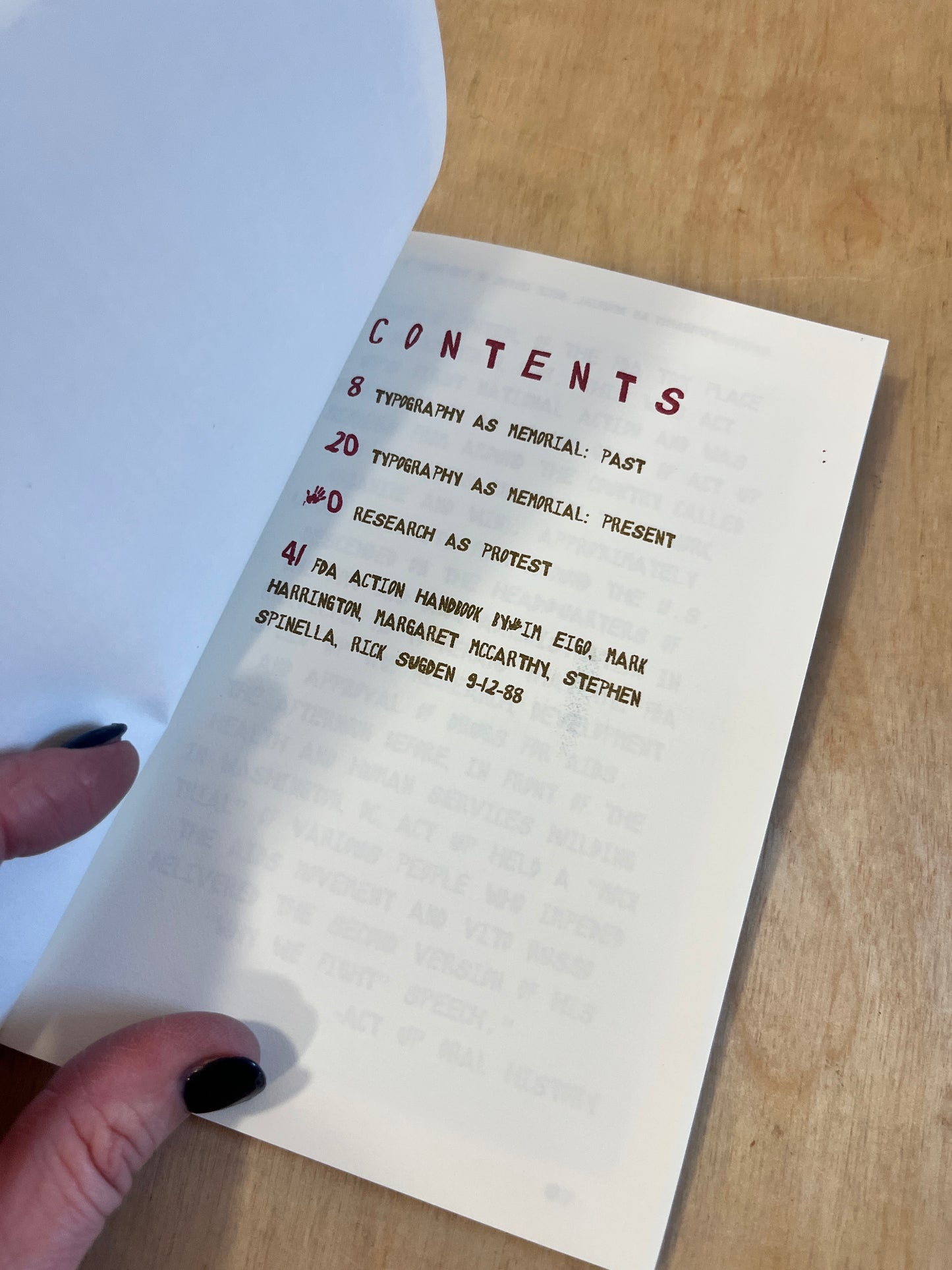 Typography as Memorial - Seize Control of the FDA