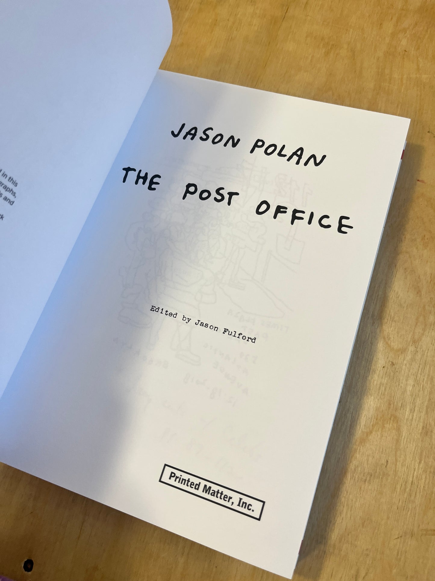 Jason Polan: The Post Office