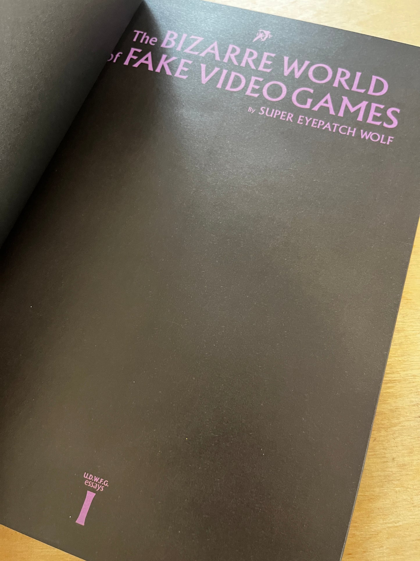 BIZARRE WORLD OF FAKE VIDEOGAMES by Super Eyepatch Wolf