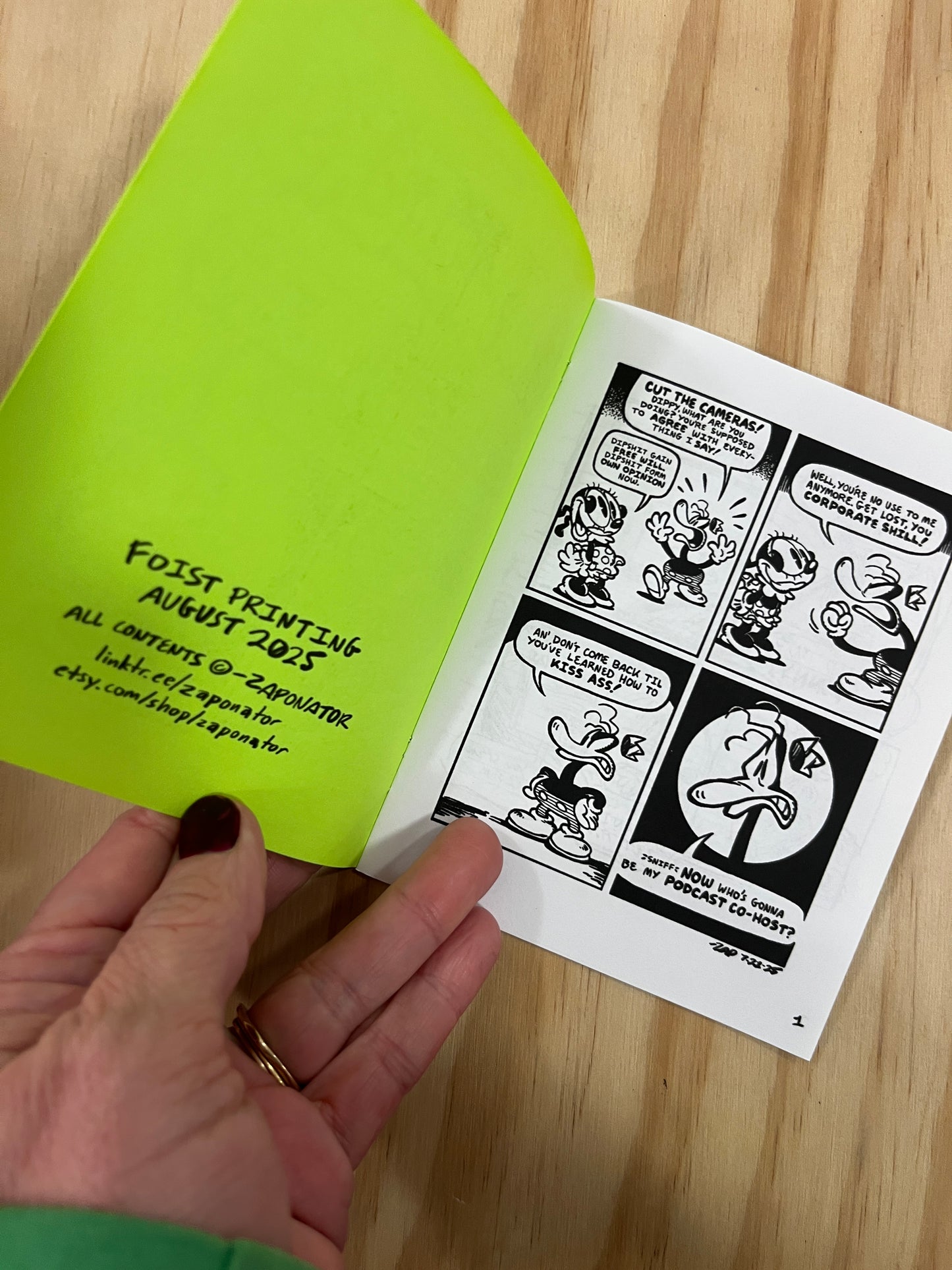 Easy Licks- 4.25"x5.5" Ego Trip Mini Comix Zine