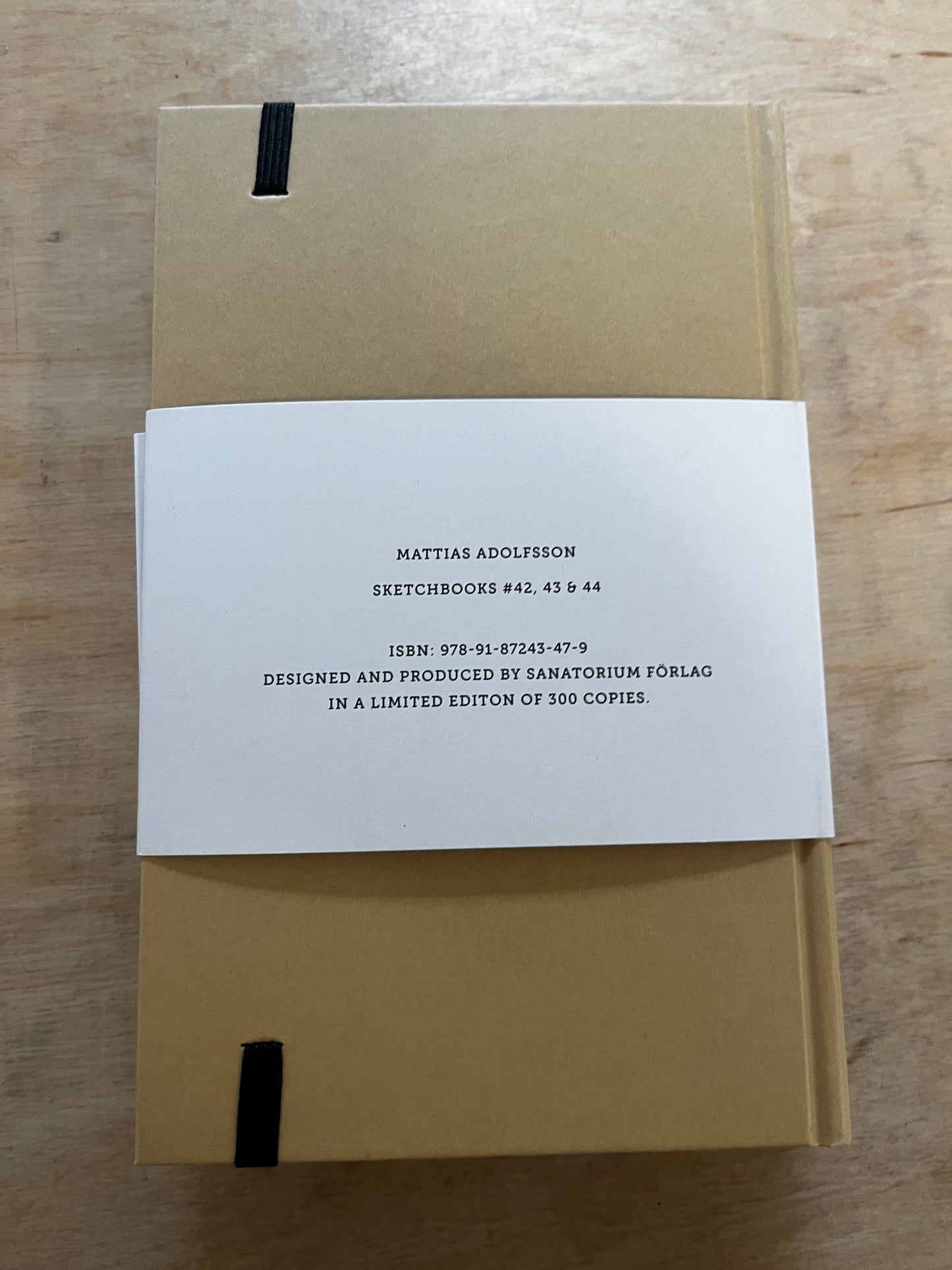 Sketchbooks 42, 43, 44