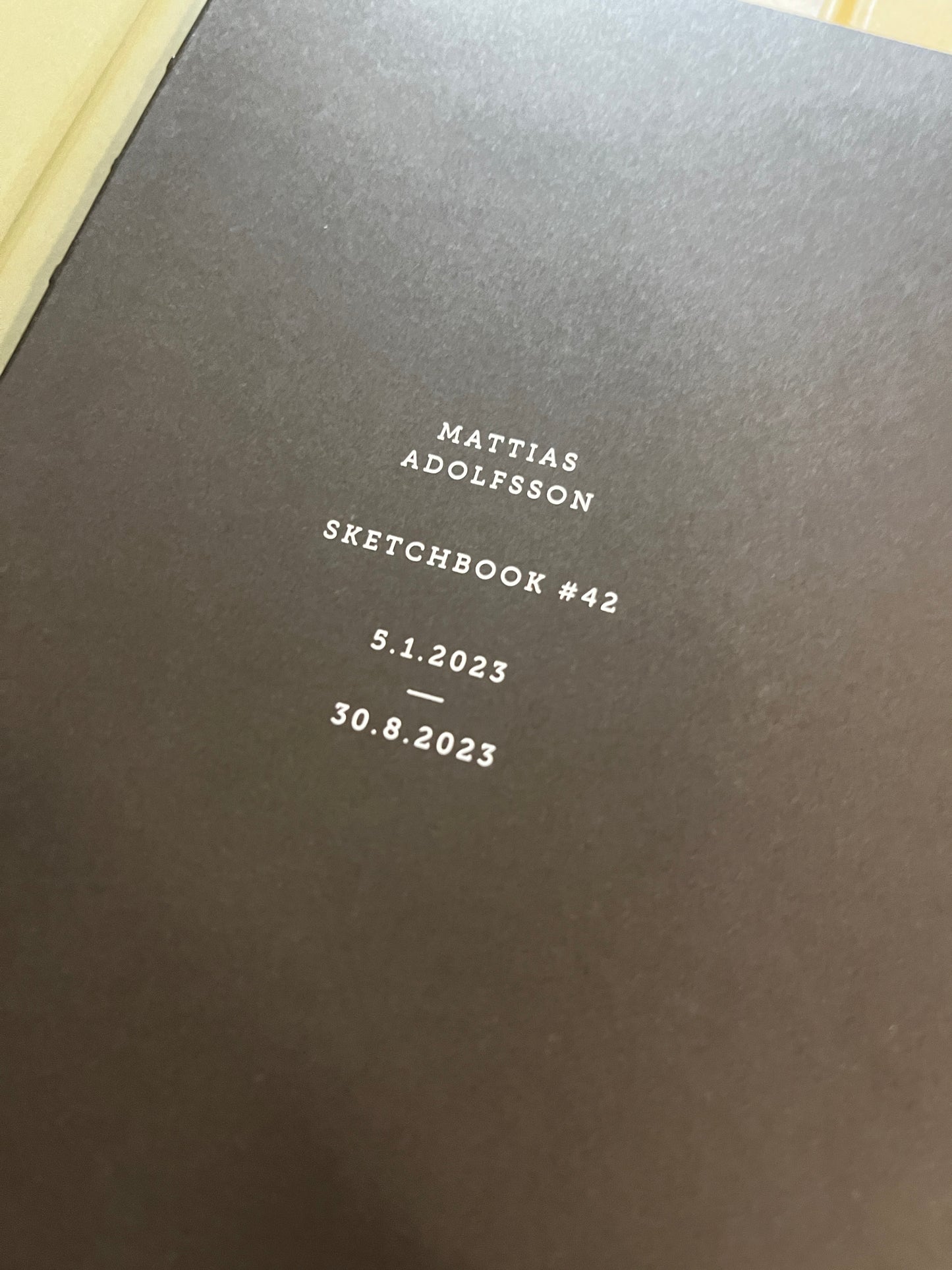 Sketchbooks 42, 43, 44