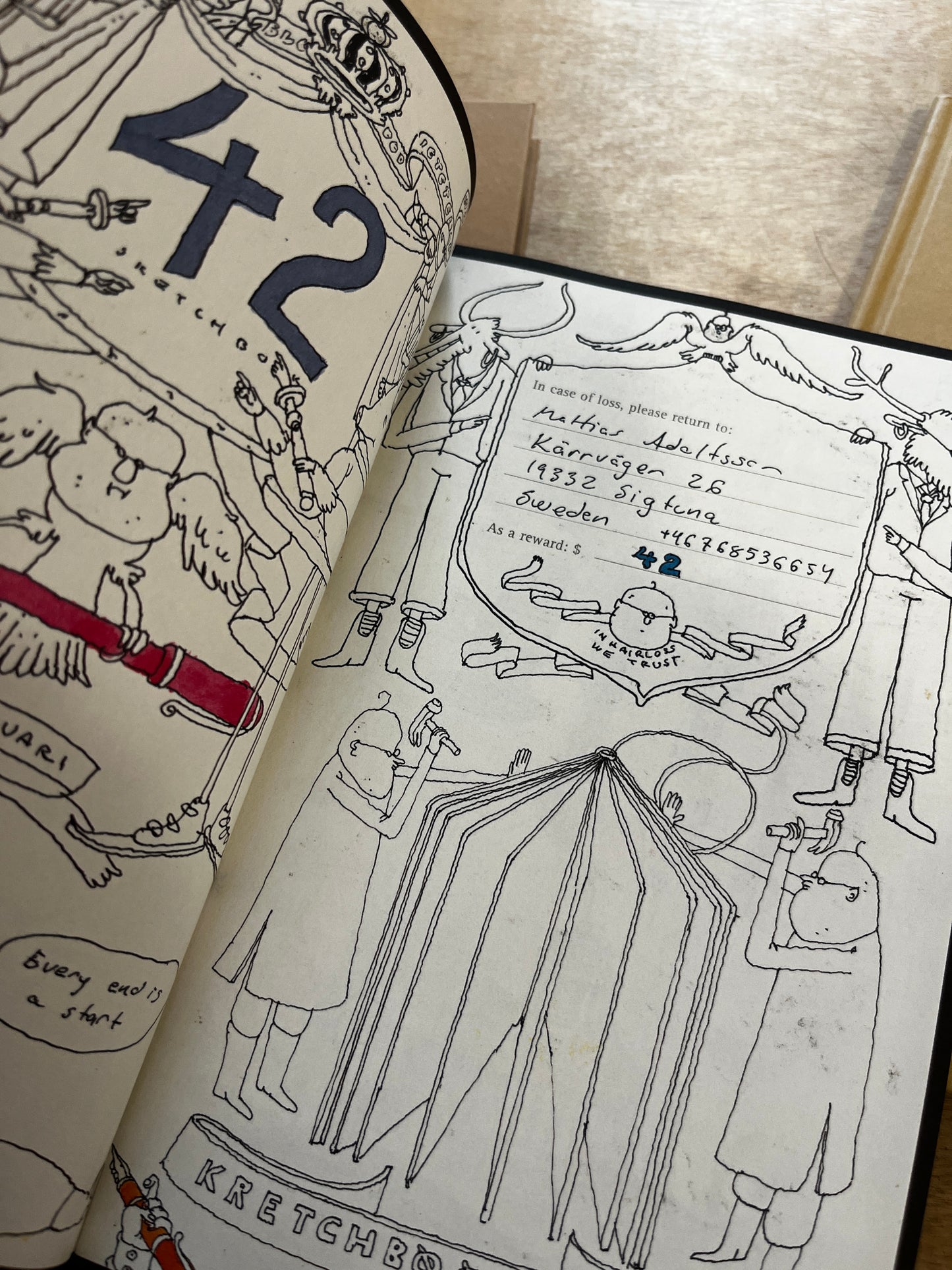 Sketchbooks 42, 43, 44