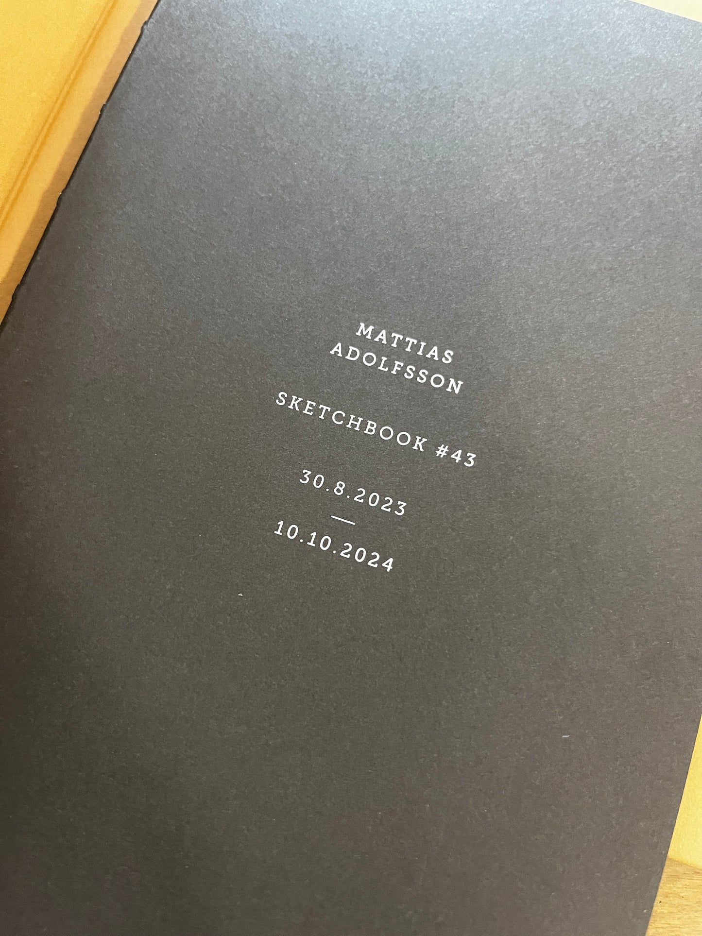 Sketchbooks 42, 43, 44