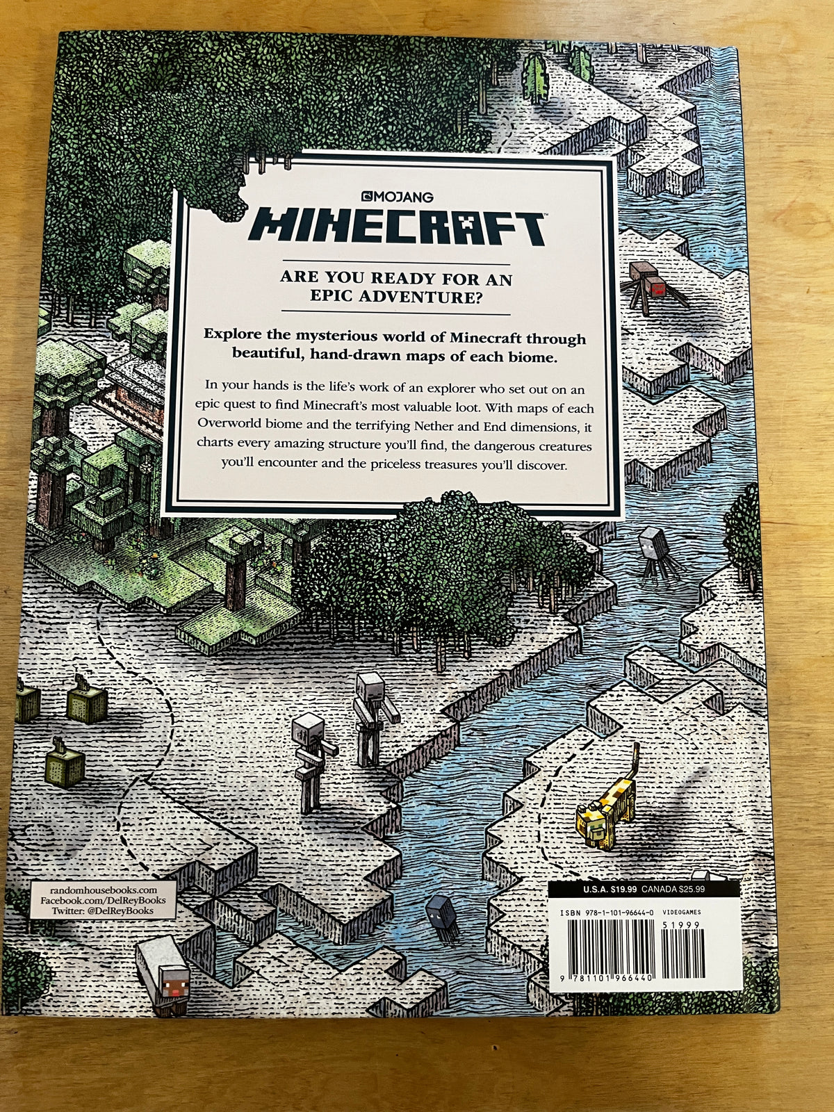 Minecraft: Maps - by Mojang Ab & The Official Minecraft Team (Hardcover)