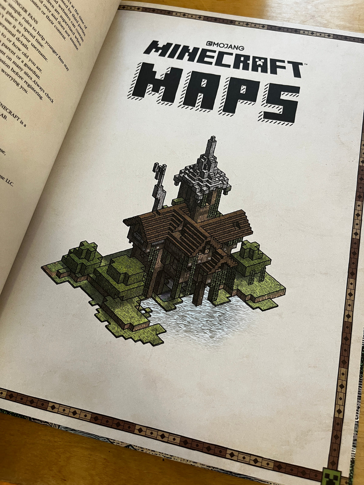 Minecraft: Maps - by Mojang Ab & The Official Minecraft Team (Hardcover)